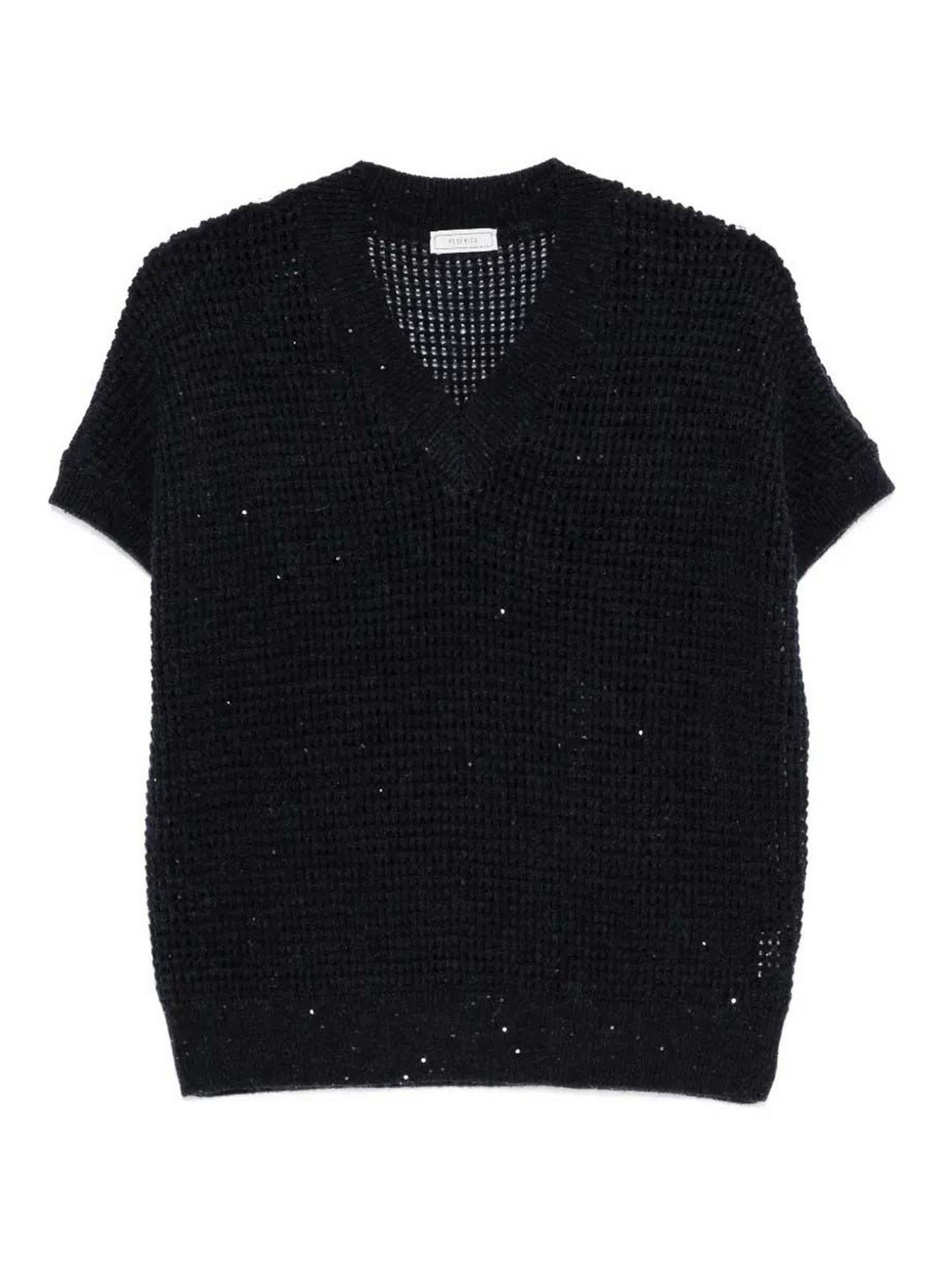 Peserico Pull Col Rond - Bleu