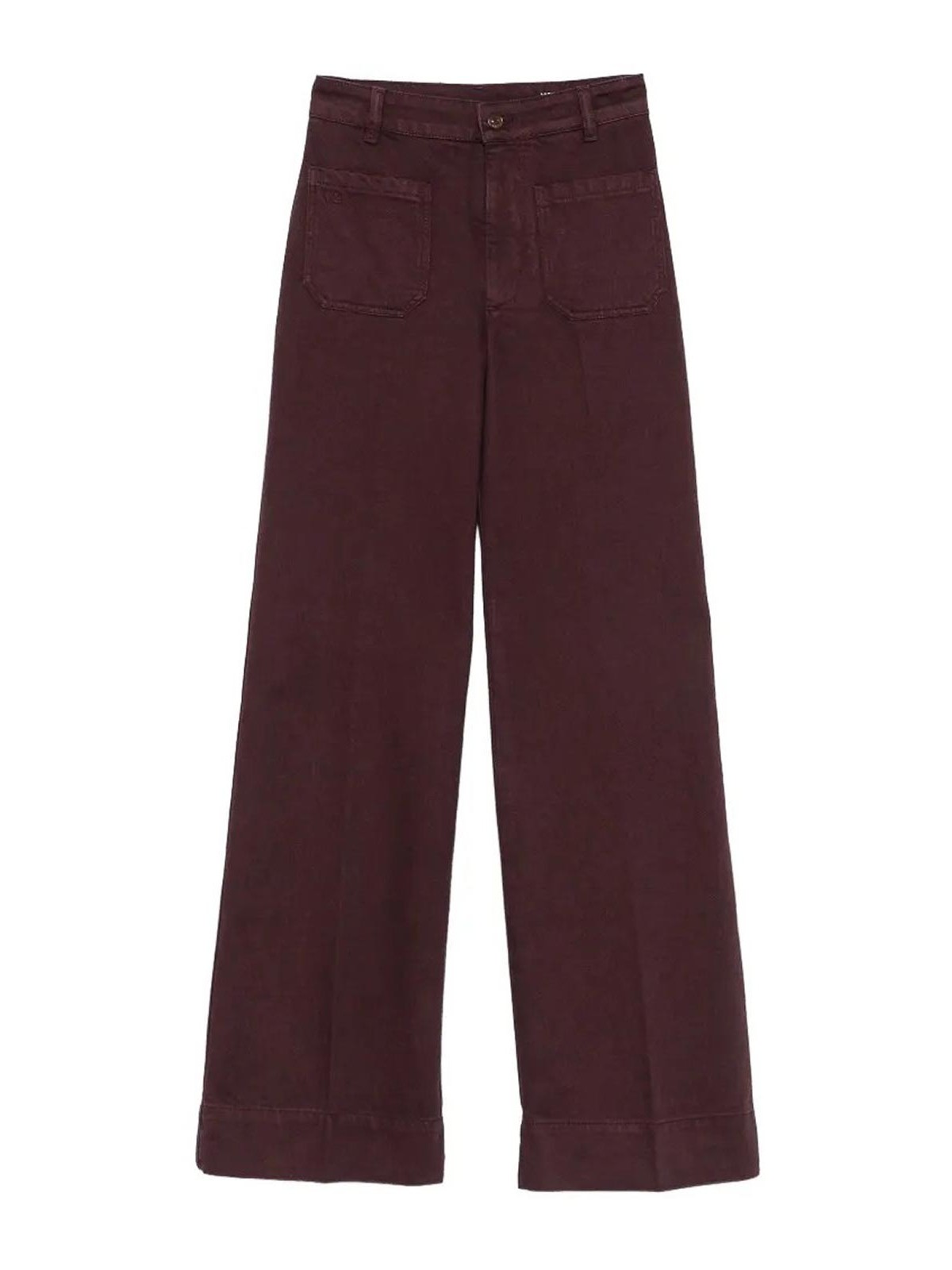 Victoria Beckham Pantalons Décontractés - Rouge Brun