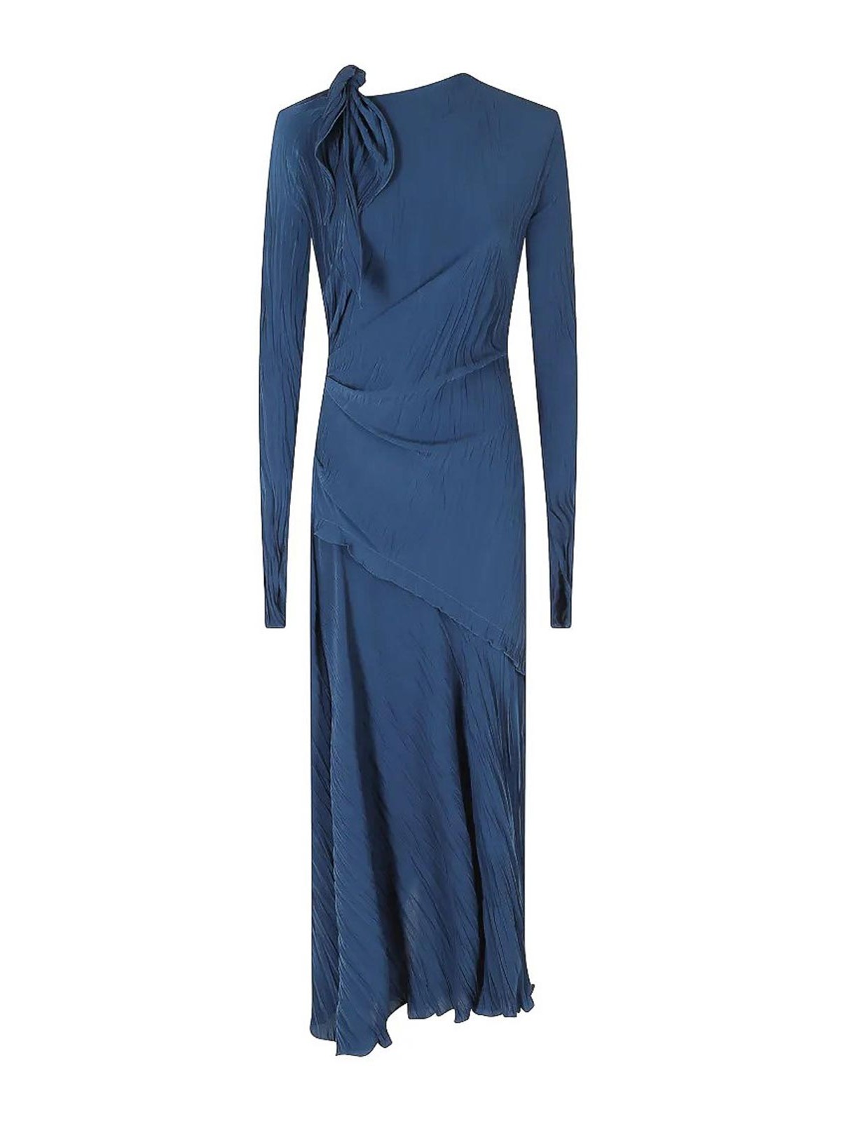 Victoria Beckham Robe Au Genou - Bleu