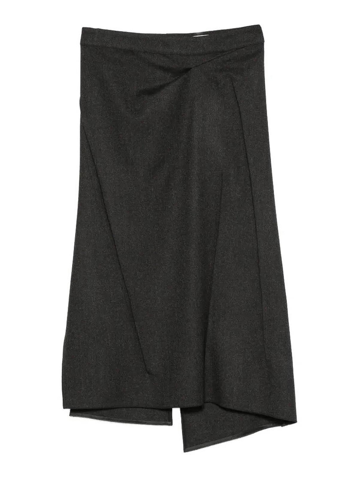 Victoria Beckham Jupe Midi - Gris