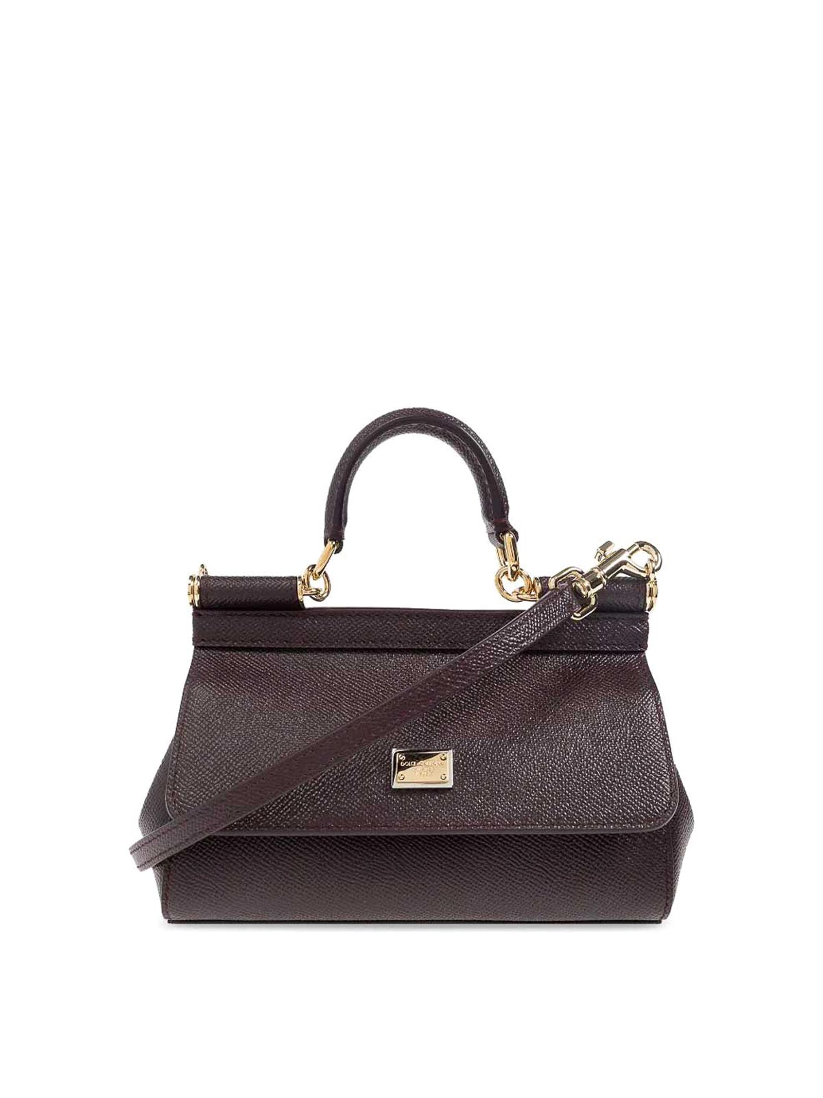 Dolce & Gabbana Sac Bandoulière - Rouge Brun
