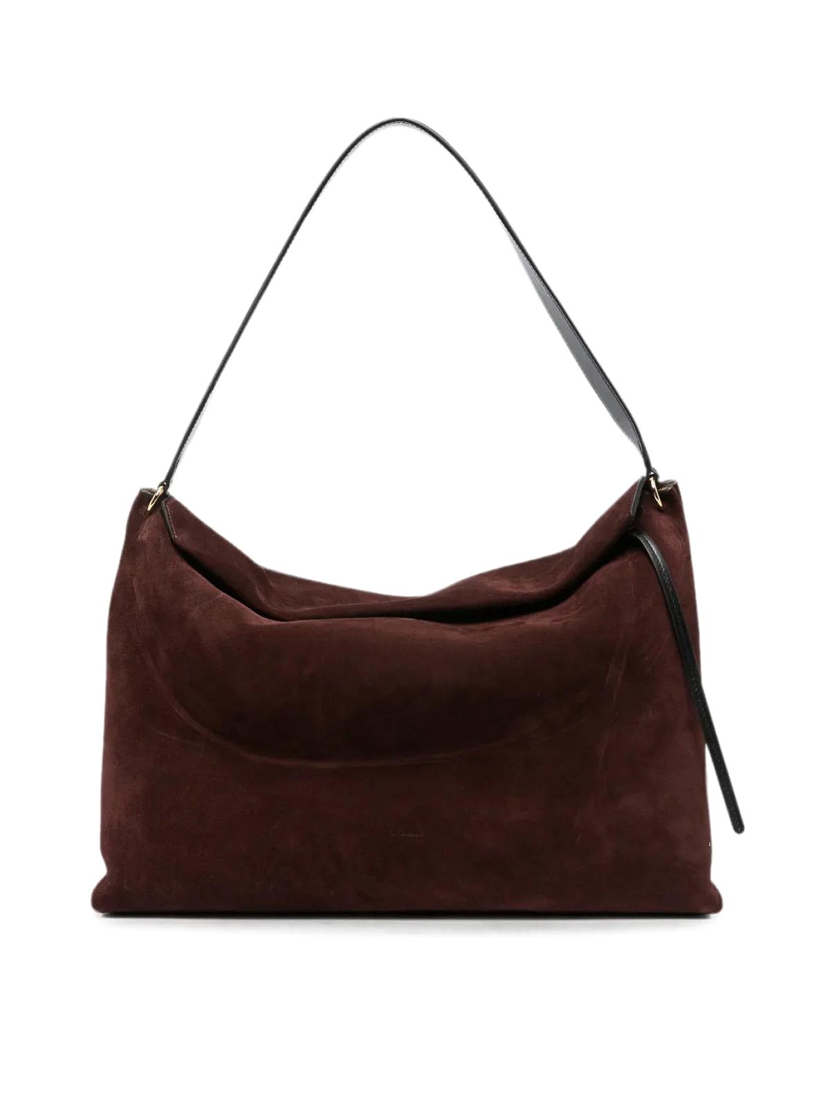 Wandler Penelope Tote Suede In Dark Red