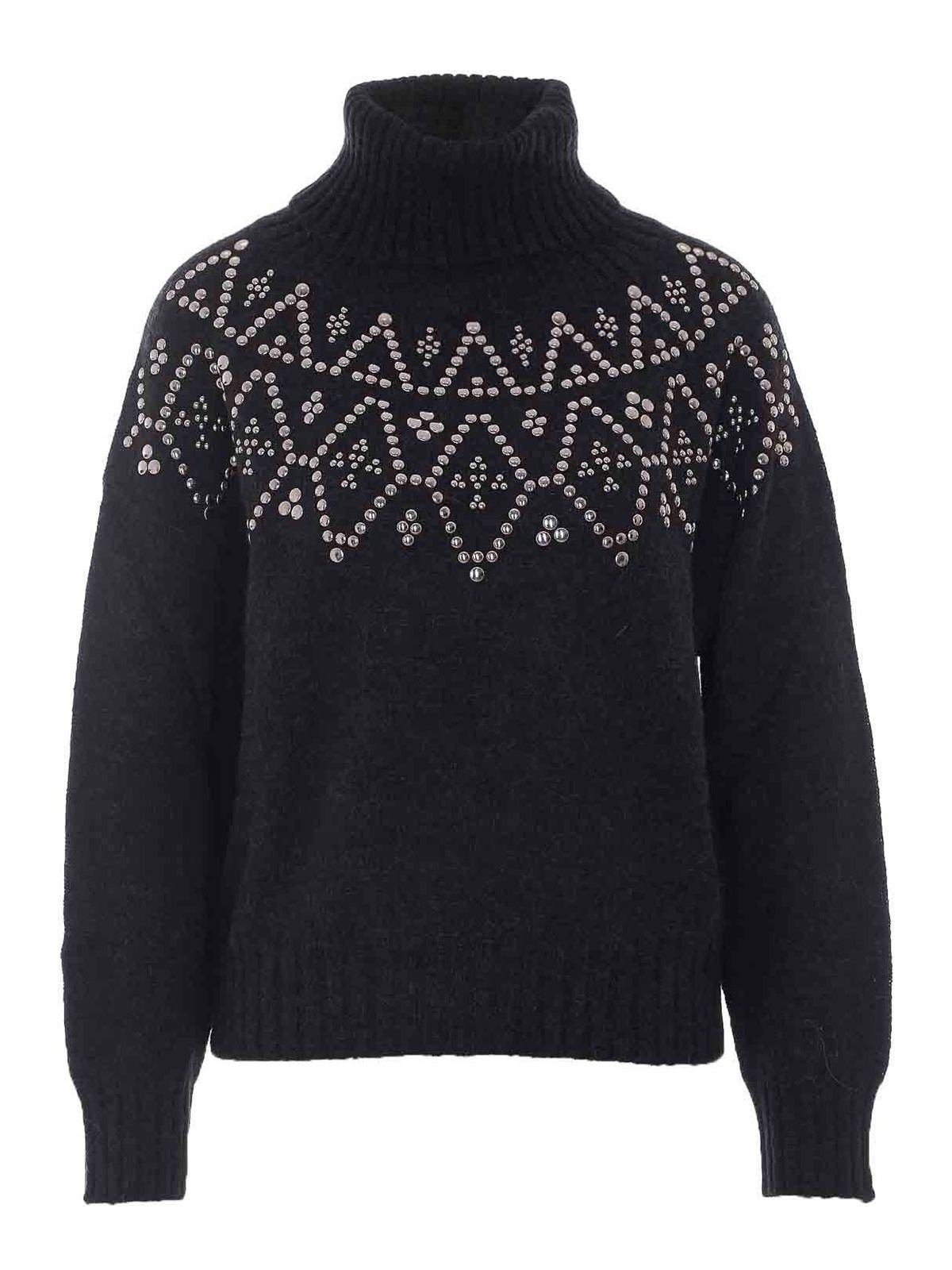 Alpha Studio Pull Col Rond - Noir