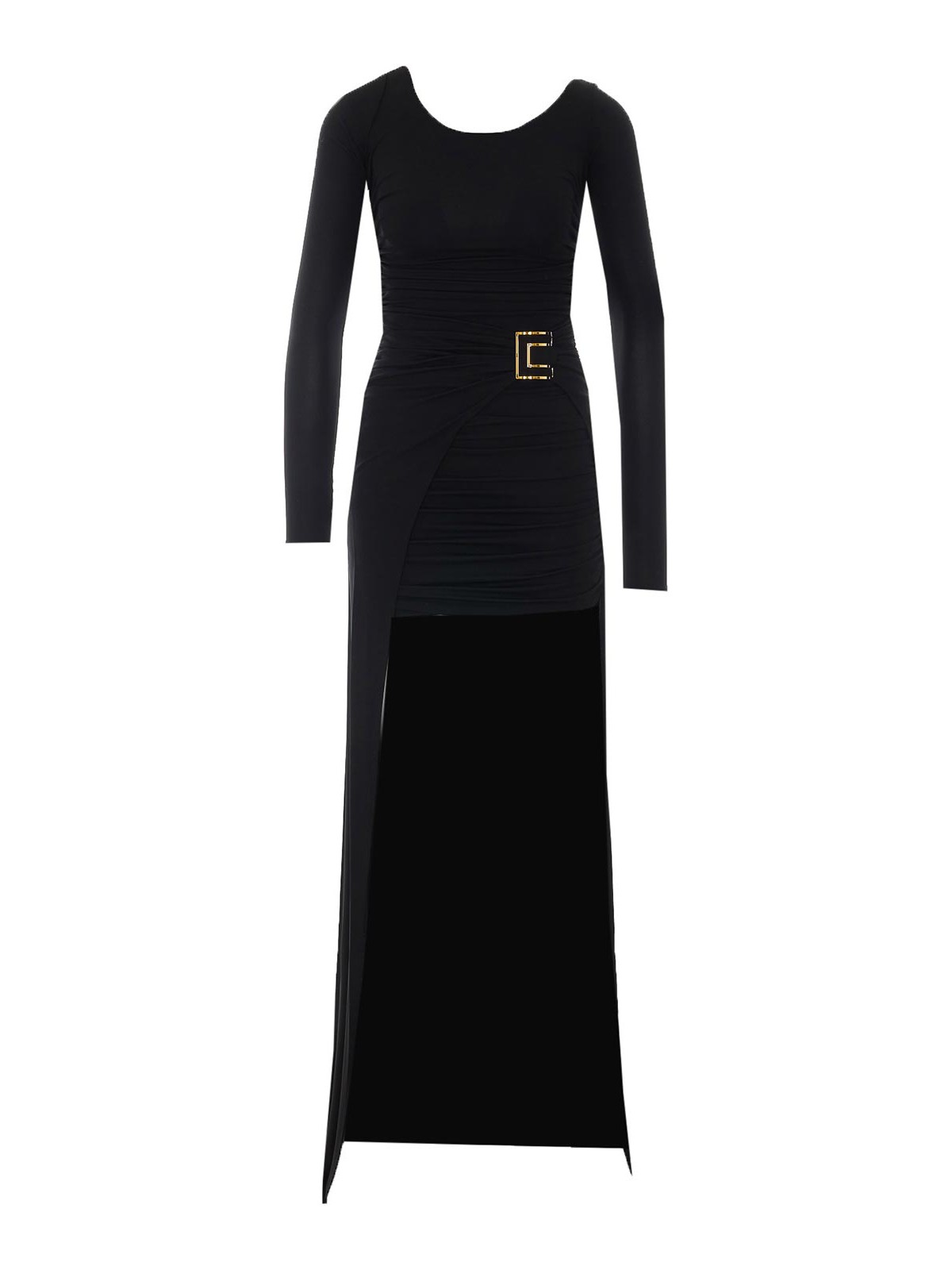 Elisabetta Franchi Robe Au Genou - Noir