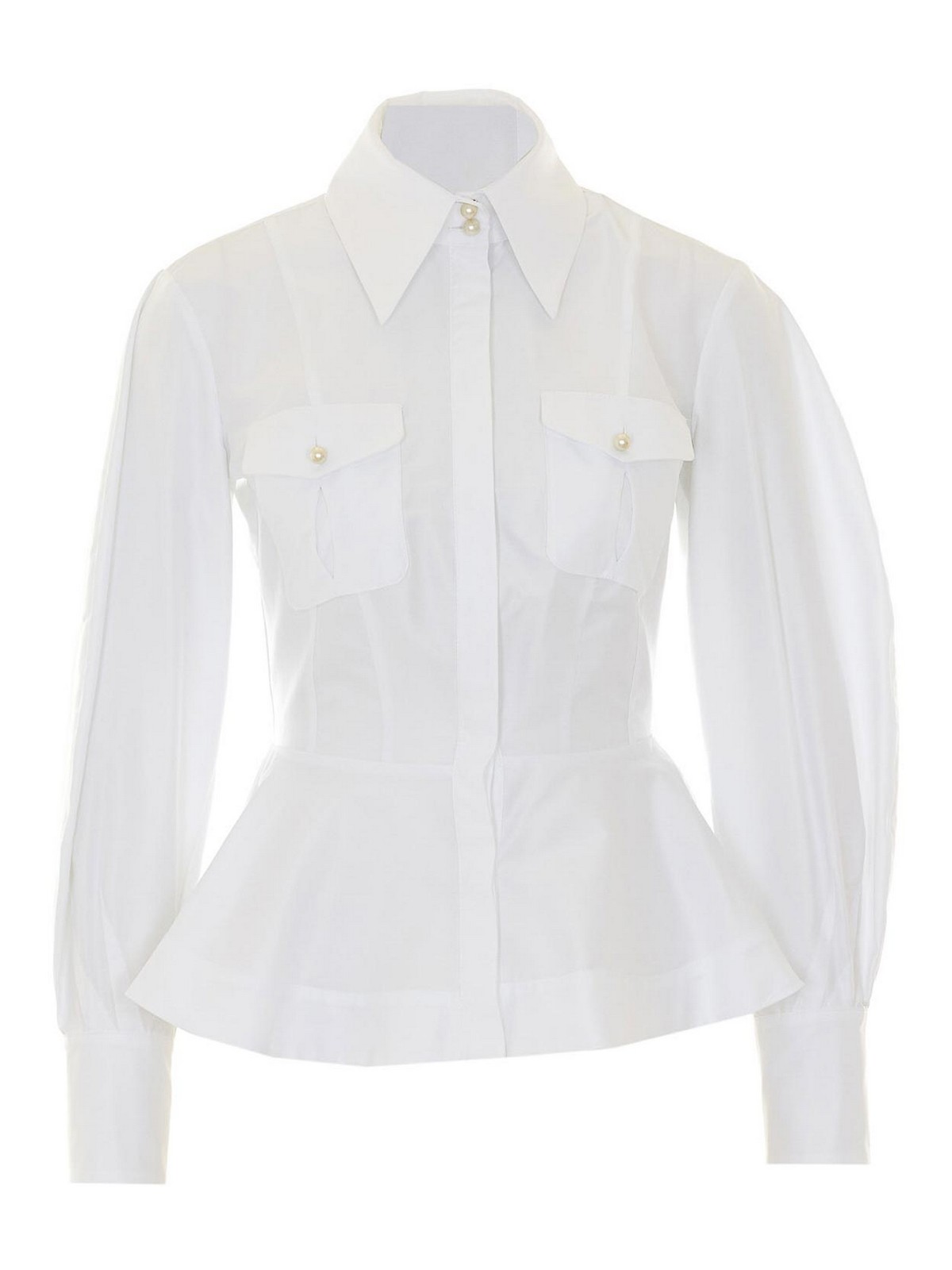 Elisabetta Franchi Chemise - Blanc