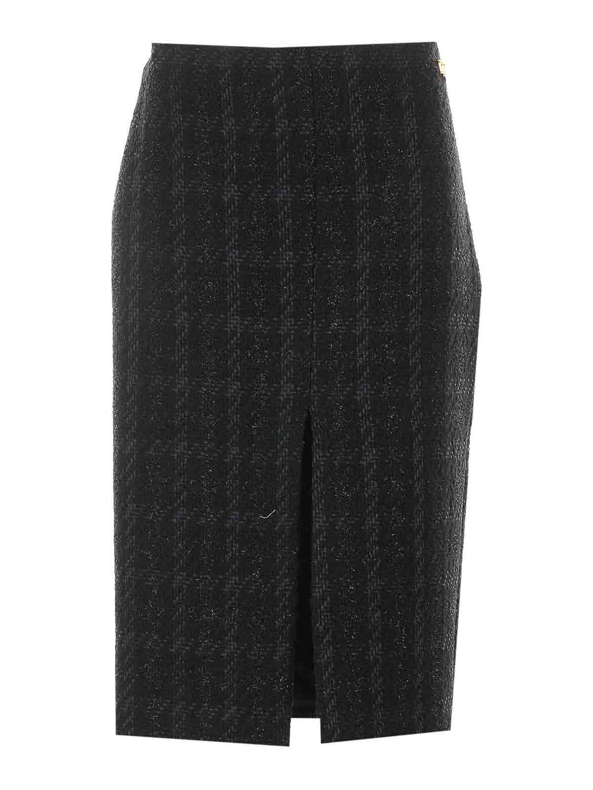 Elisabetta Franchi Jupe Midi - Noir