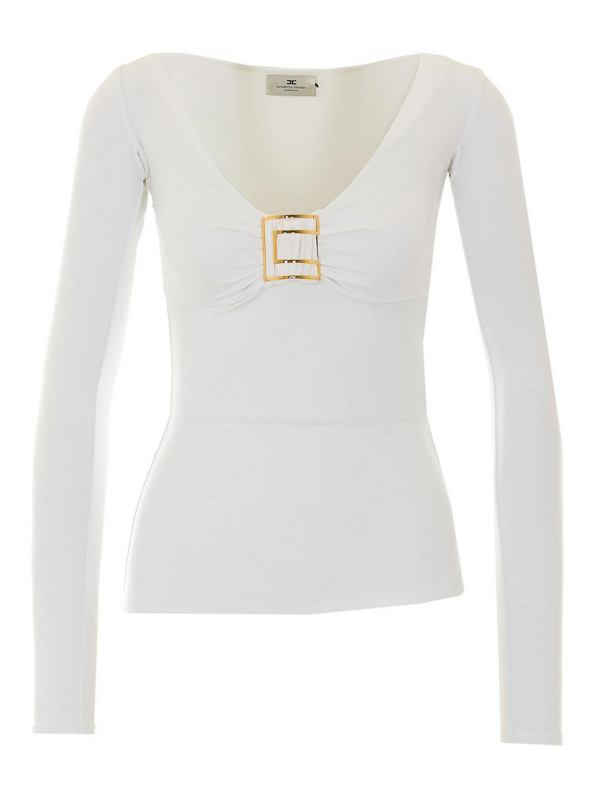 Elisabetta Franchi Top - Blanc