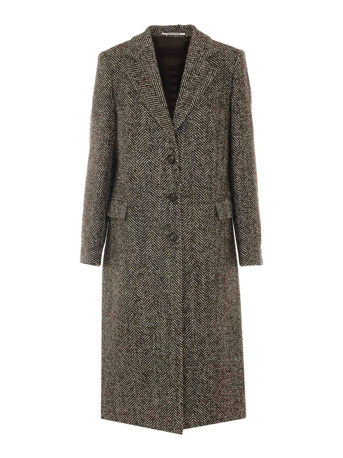 Tagliatore Manteau Au Genou - Marron
