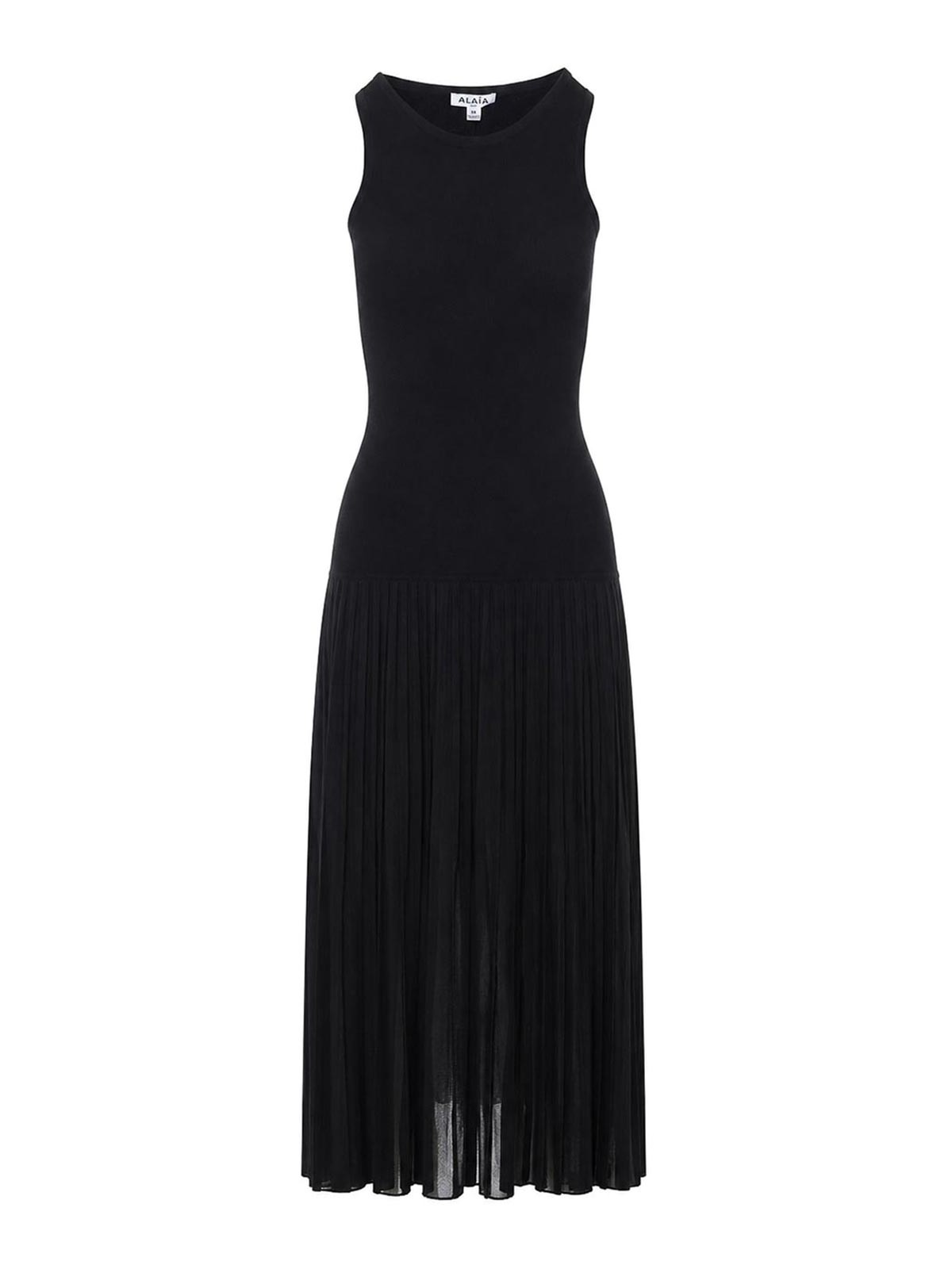 Alaïa Robe Au Genou - Noir