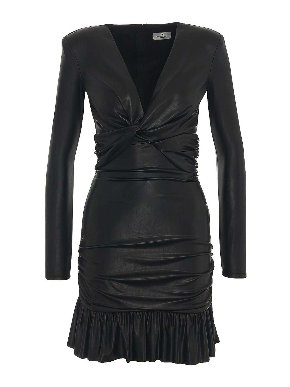 Elisabetta Franchi Robe Au Genou - Noir
