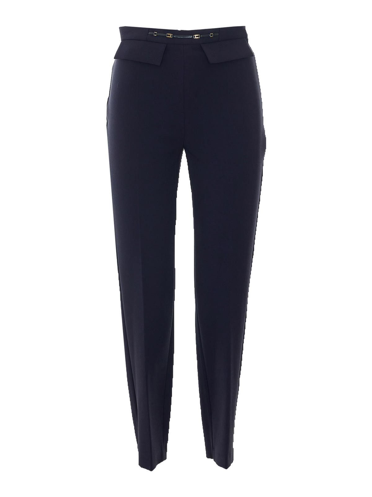Elisabetta Franchi Pantalons Décontractés - Bleu
