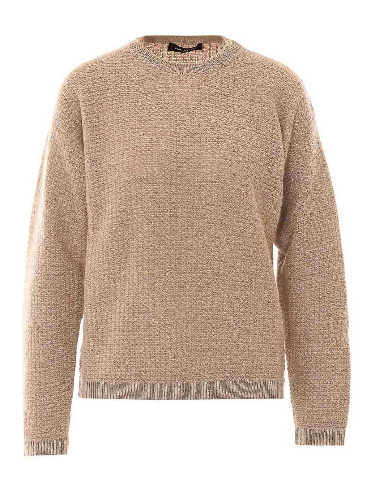 Fabiana Filippi Pull Col Rond - Beige