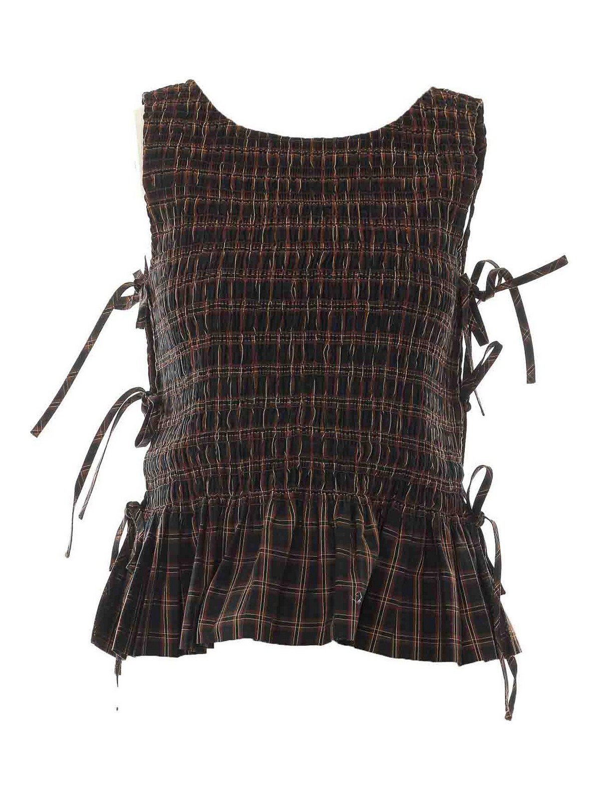 Ganni Top - Marron