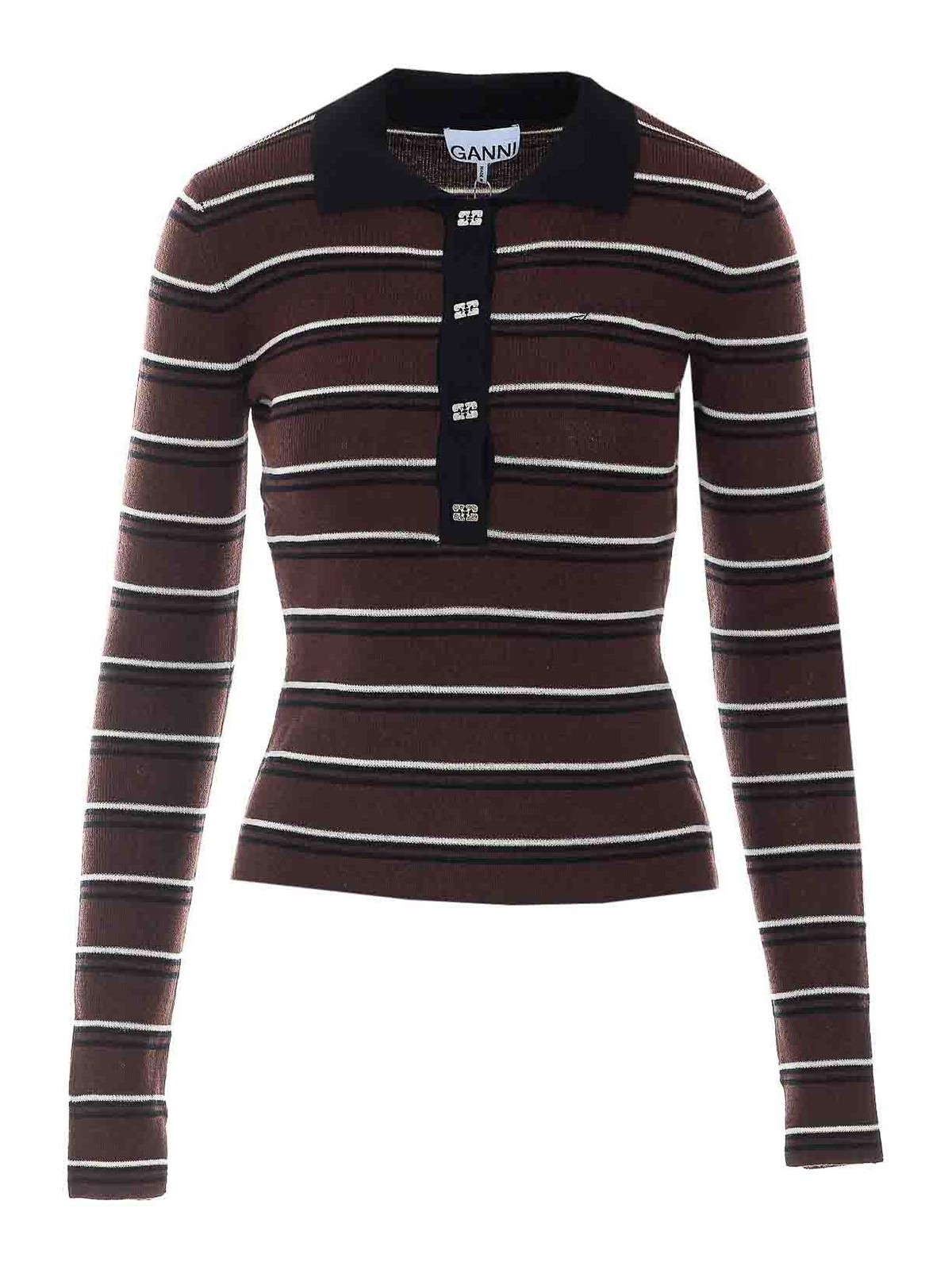 Ganni Polo - Marron