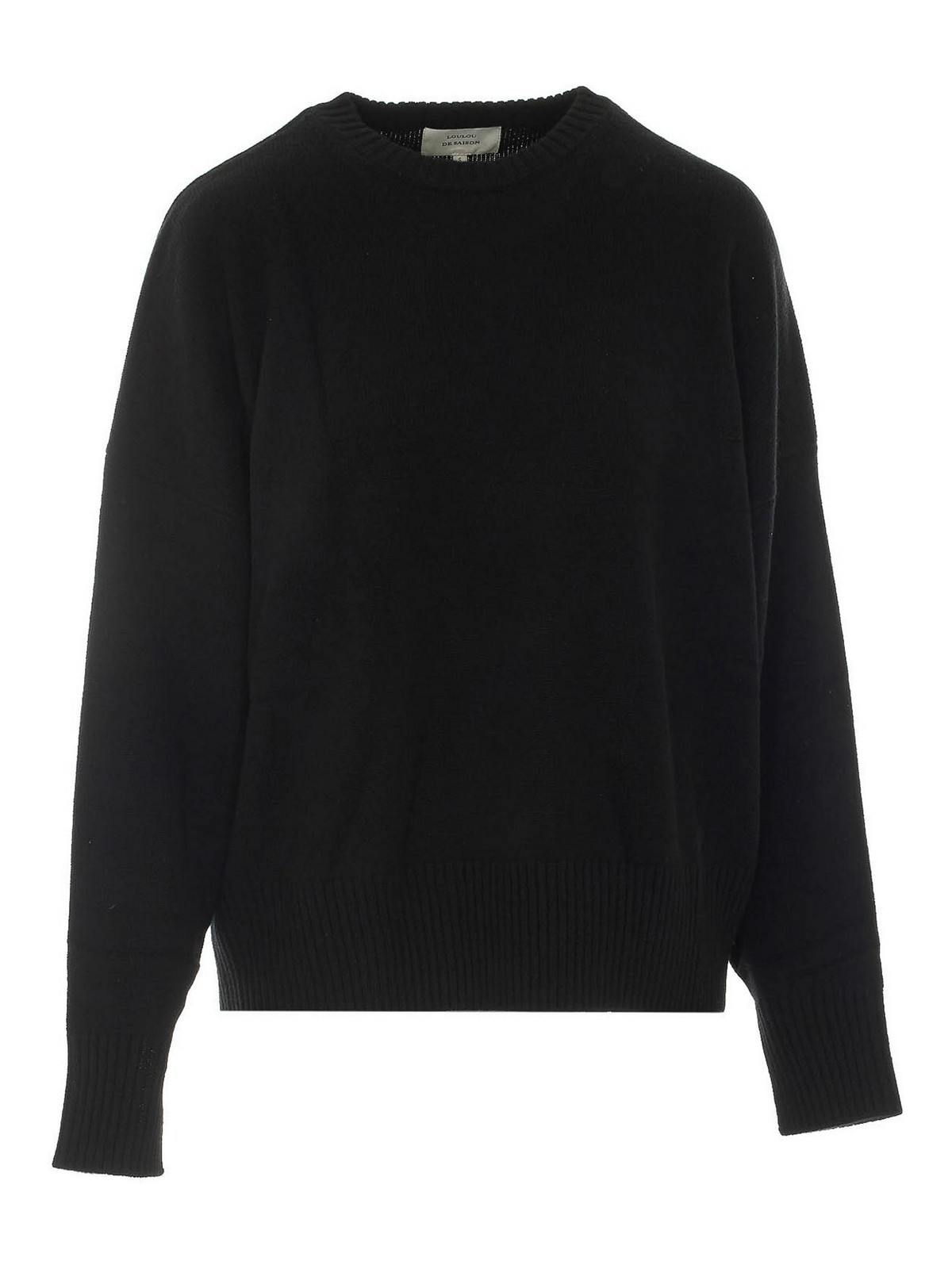 Loulou Studio Pull Col Rond - Noir