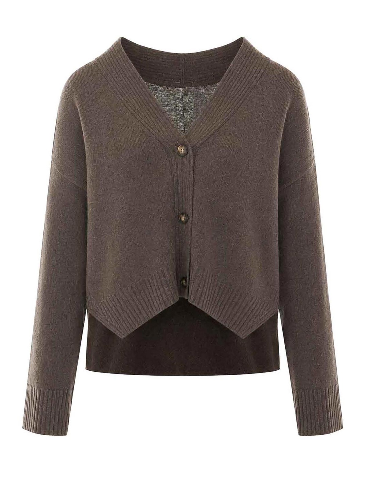 Loulou Studio Cardigan - Marron
