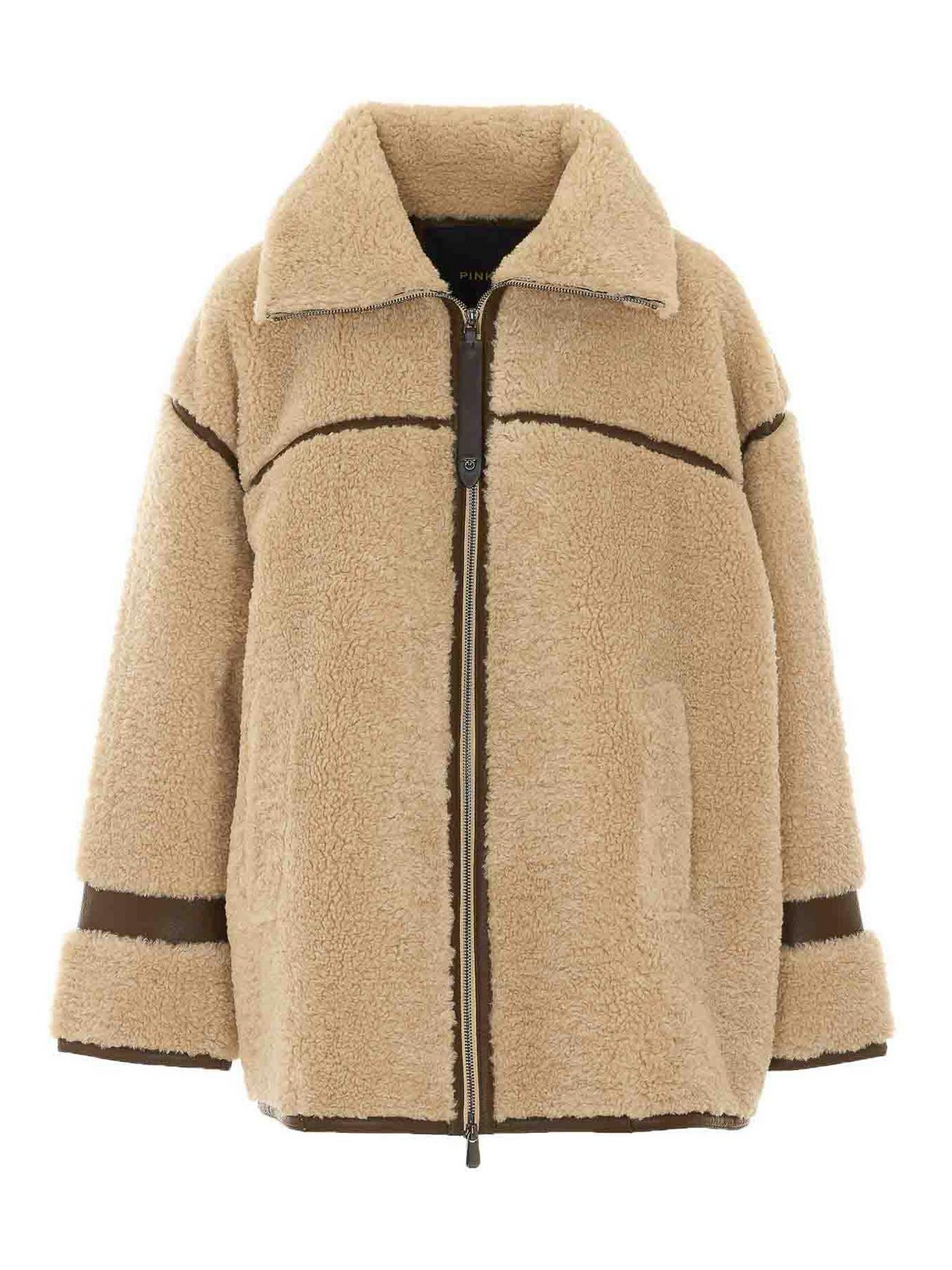 Pinko Manteau Court - Beige