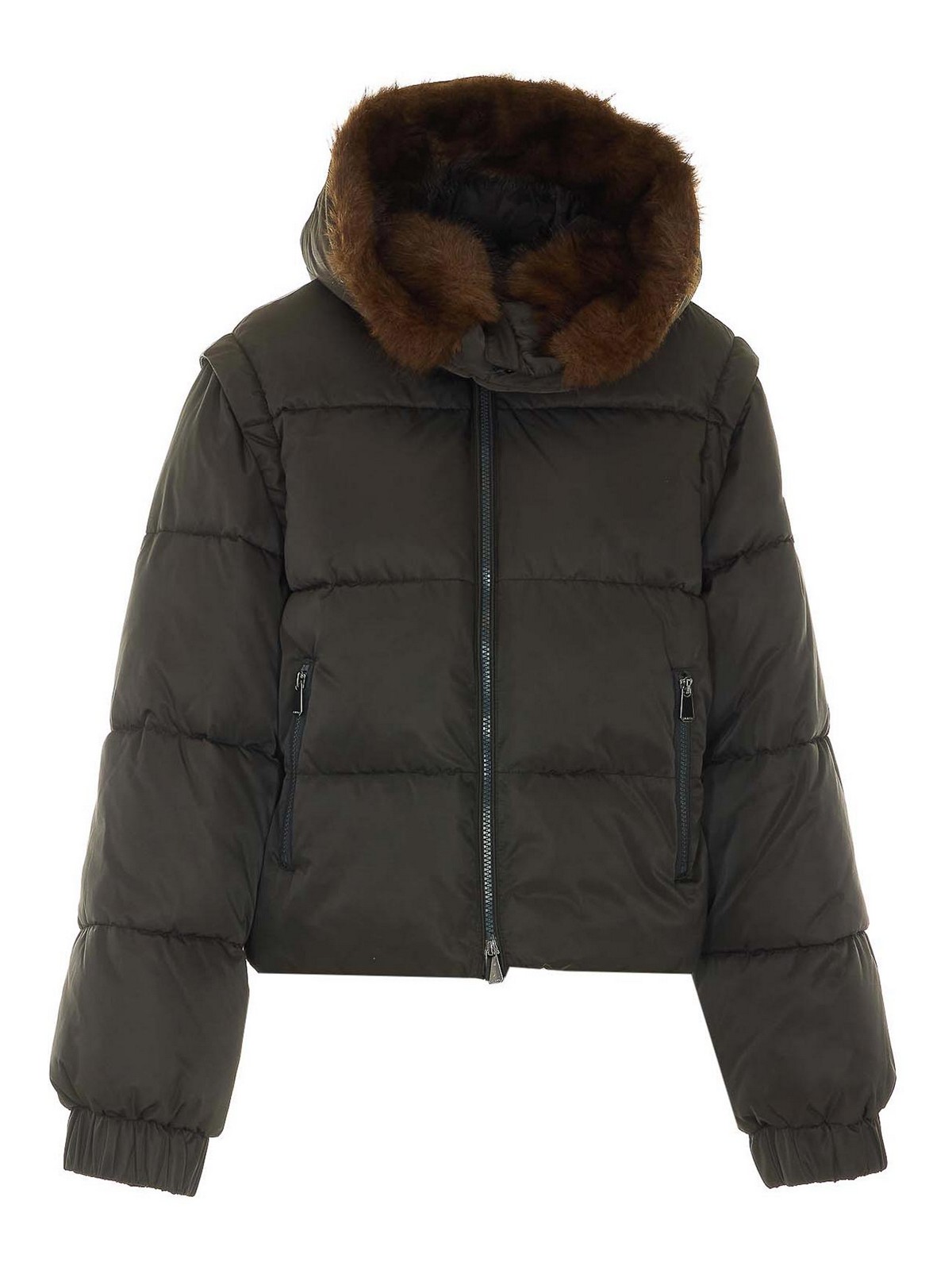 Pinko Blouson Rembourré - Marron