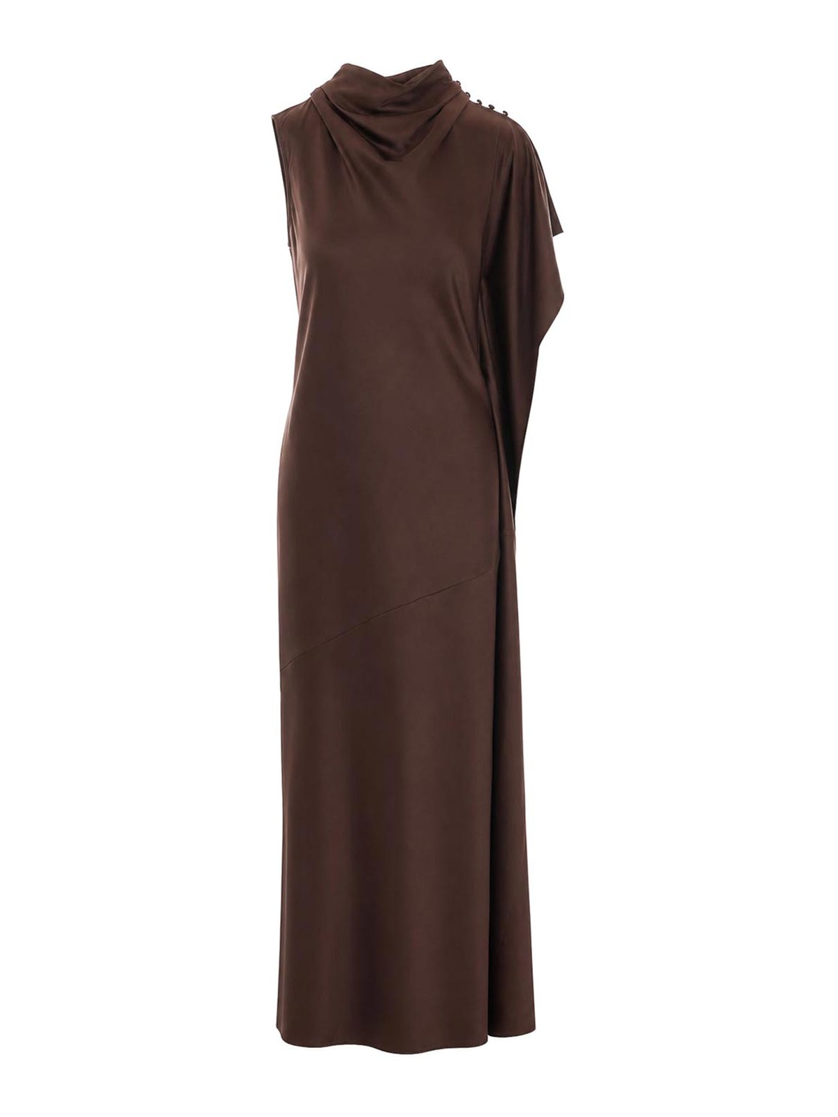 Pinko Robe Au Genou - Marron