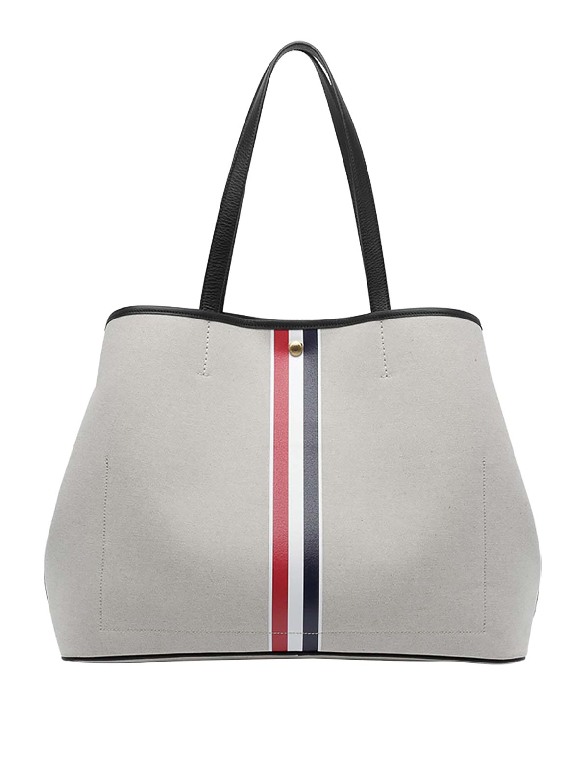 Thom Browne Sac Cabas - Gris