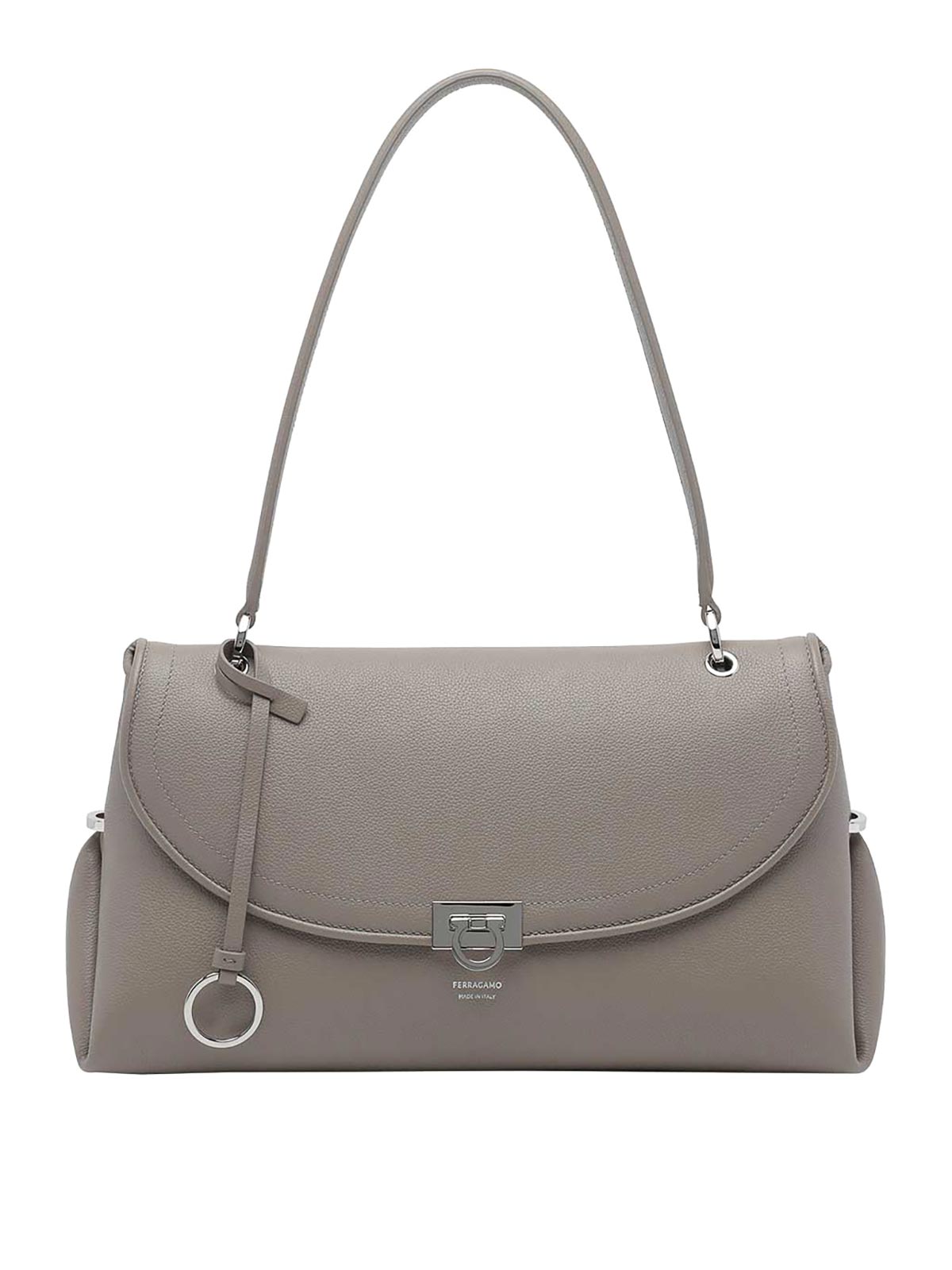 Salvatore Ferragamo Sac Porté Épaule - Gris