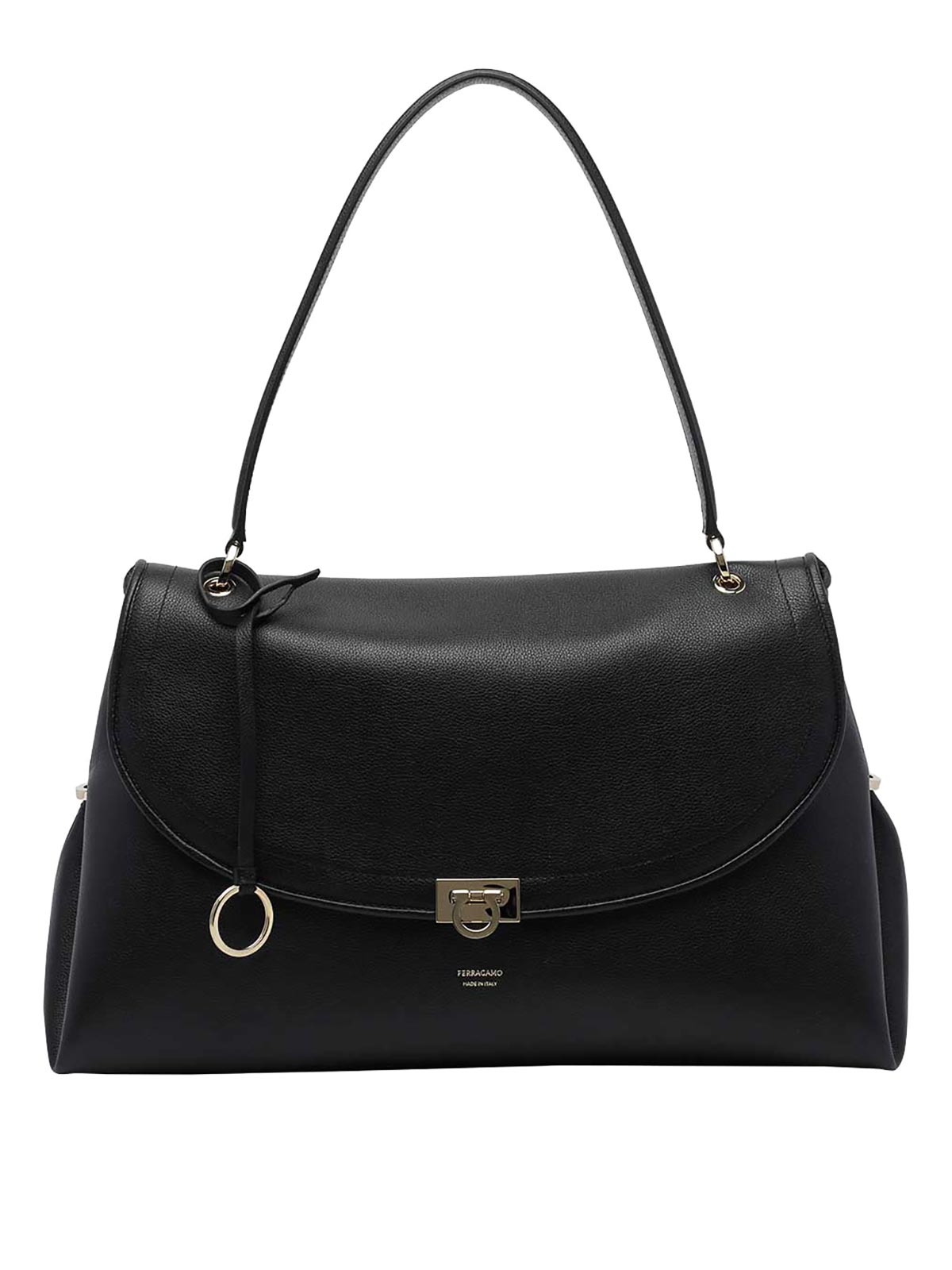Salvatore Ferragamo Sac Porté Épaule - Noir