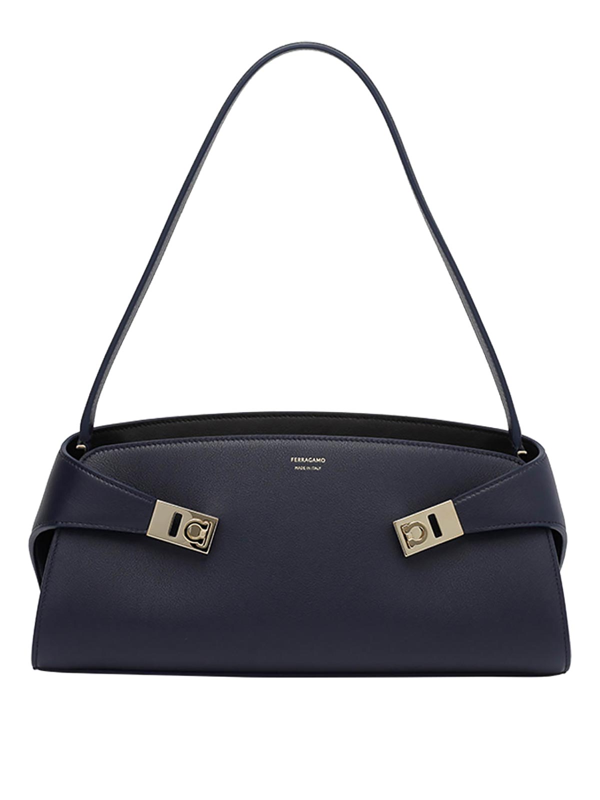 Salvatore Ferragamo Sac Porté Épaule - Bleu