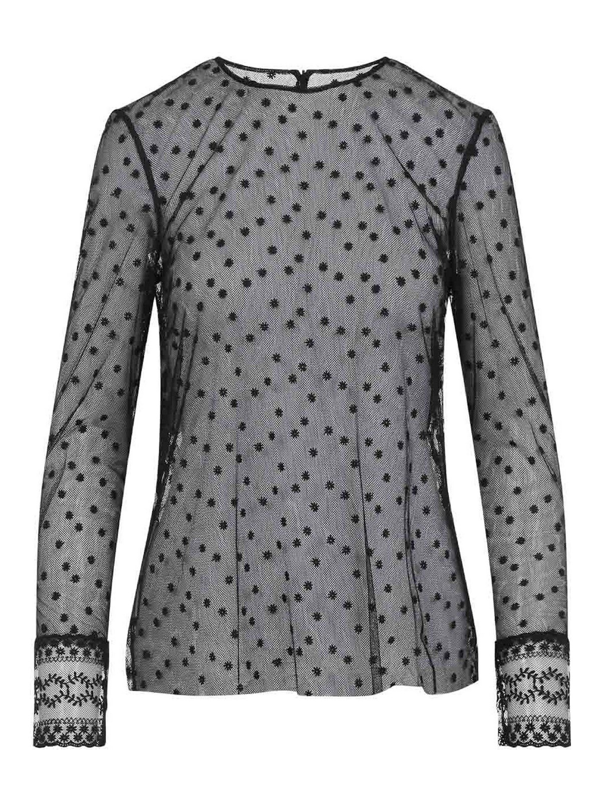 Alberta Ferretti Top - Noir