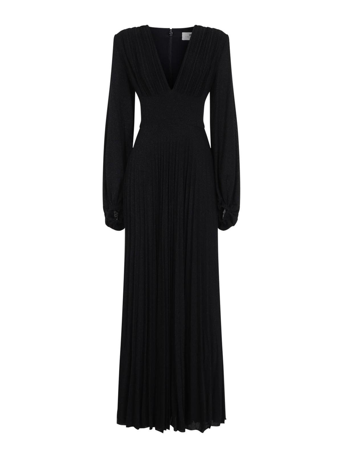 Elisabetta Franchi Maxi Robe - Noir