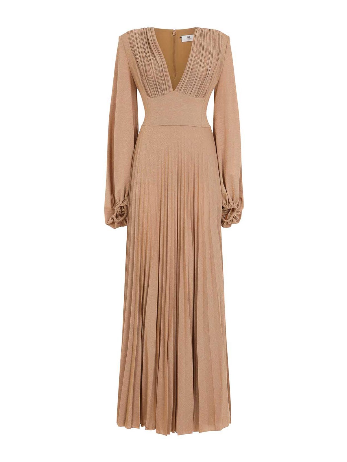 Elisabetta Franchi Maxi Robe - Marron