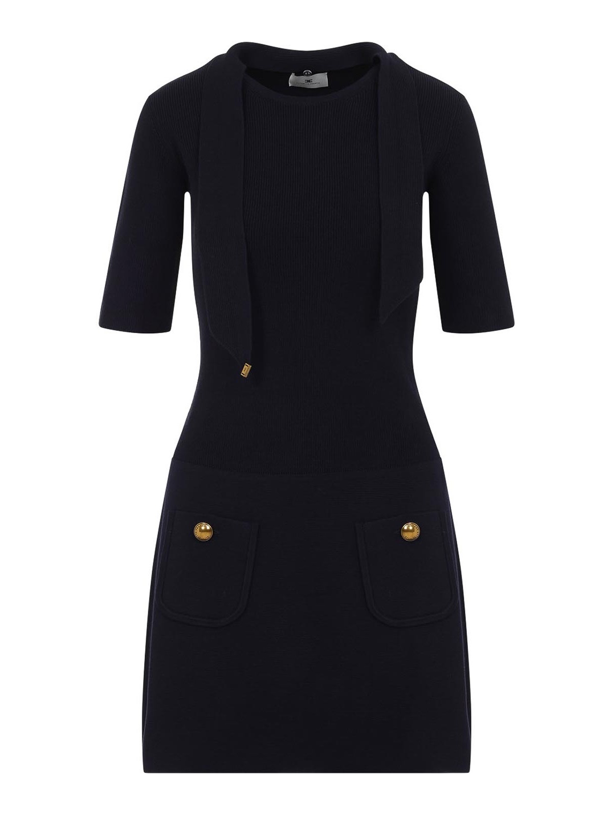 Elisabetta Franchi Robe Courte - Bleu