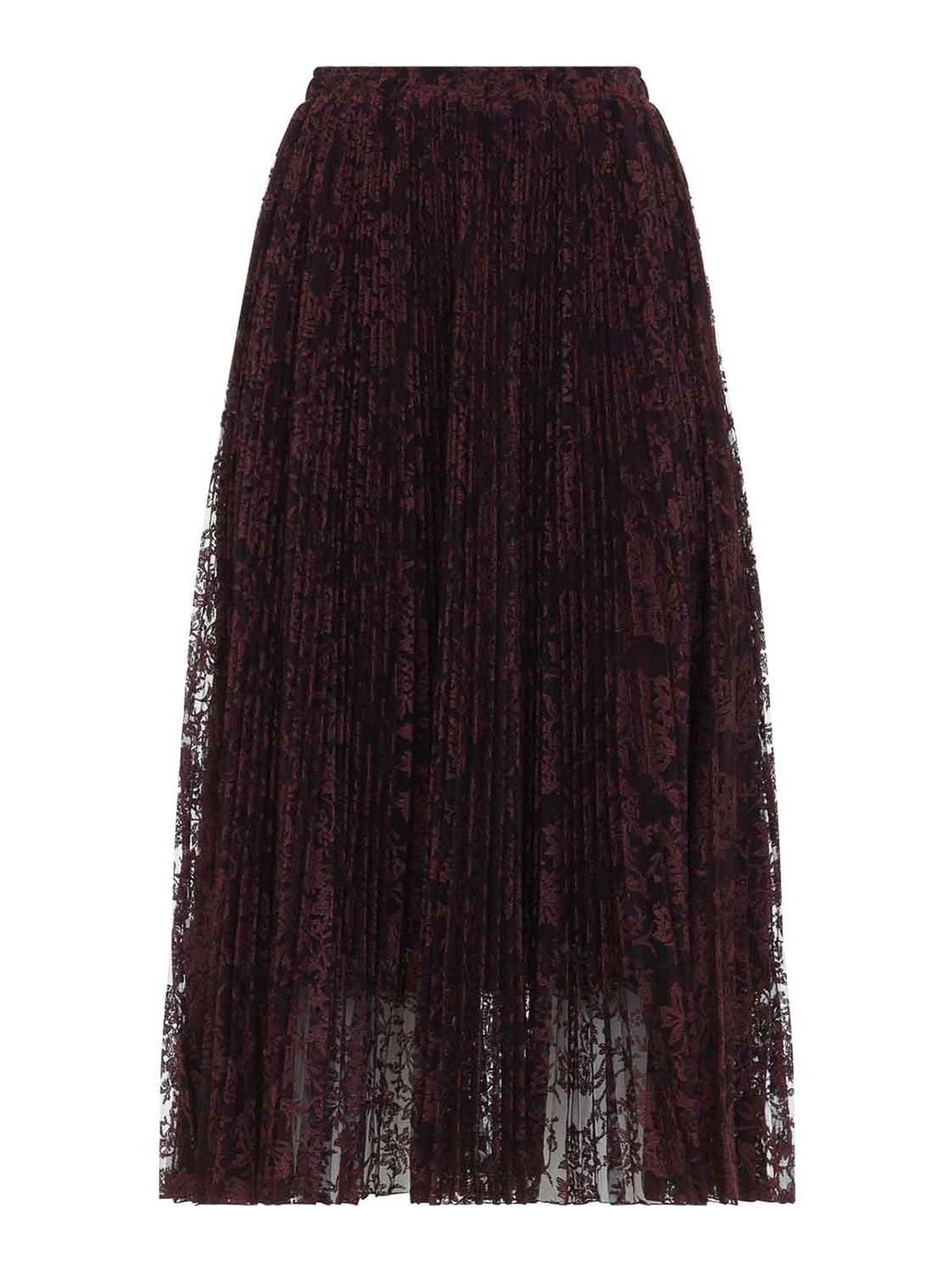 Ermanno Scervino Jupe Midi - Rouge Brun