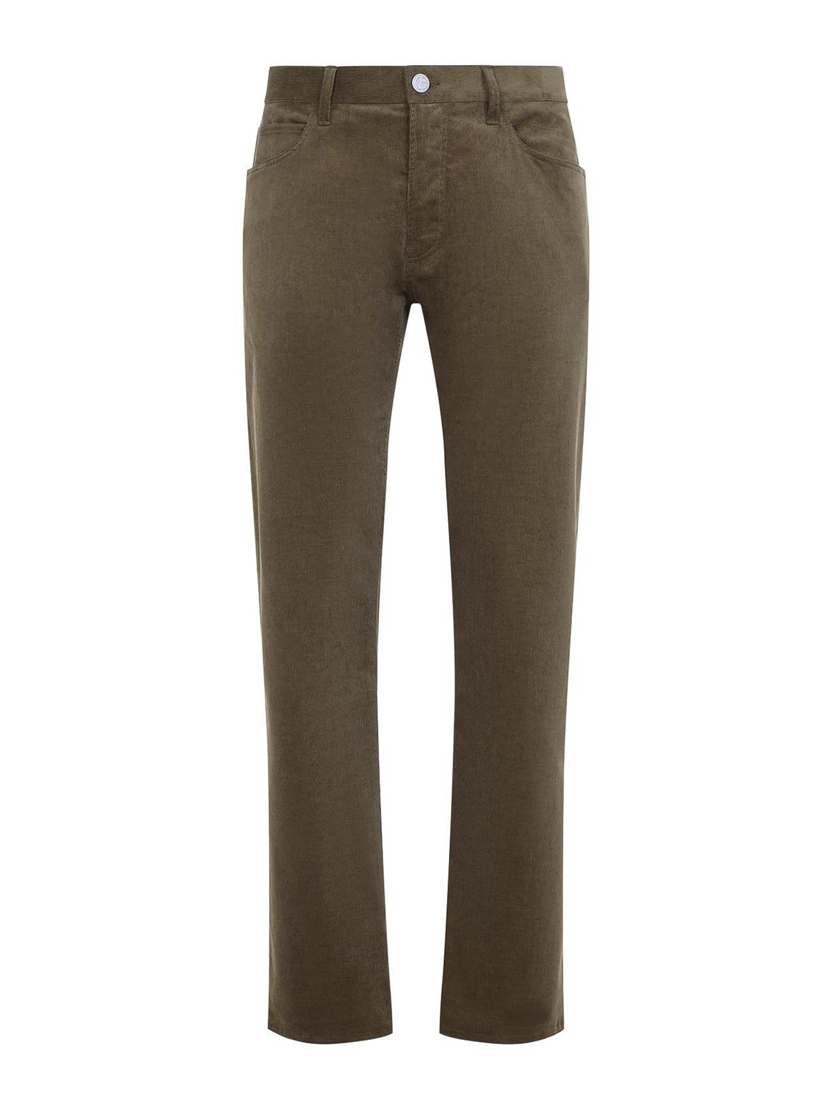 Giorgio Armani Jean Droit - Vert Foncé