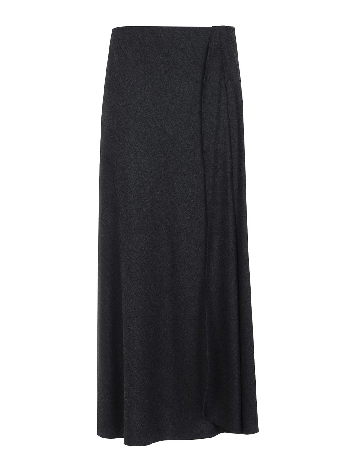 Giorgio Armani Jupe Midi - Gris Foncé