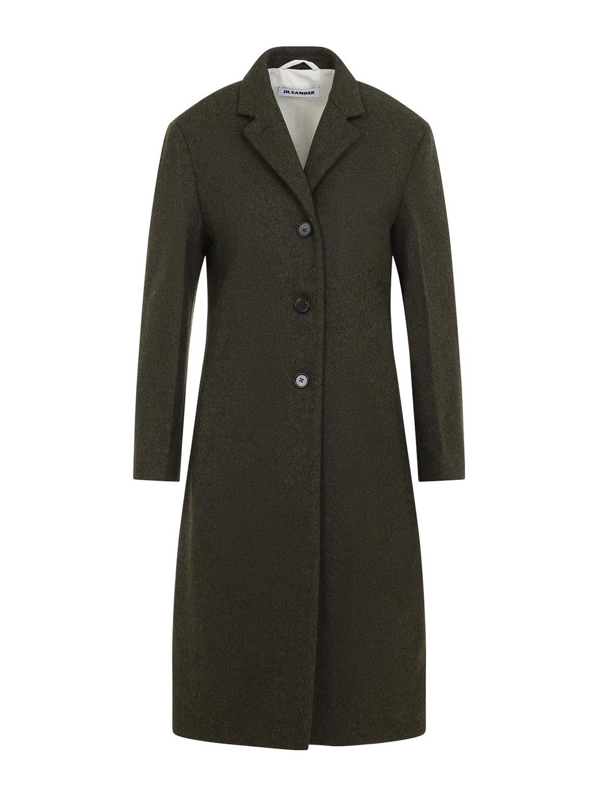 Jil Sander Manteau Au Genou - Vert