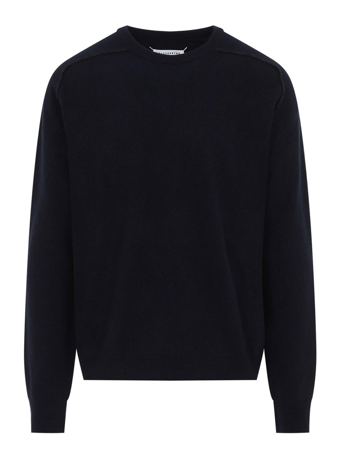 Maison Margiela Pull Col Rond - Gris
