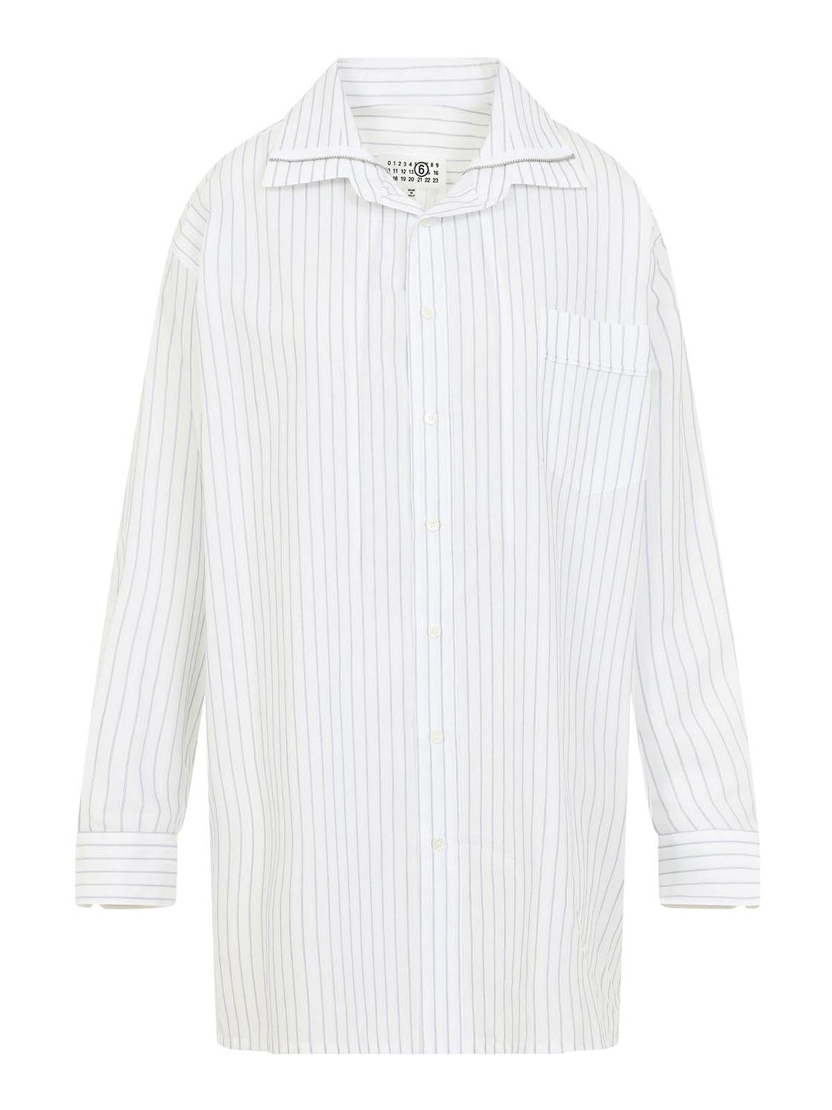 MM6 Maison Margiela Chemise - Bleu