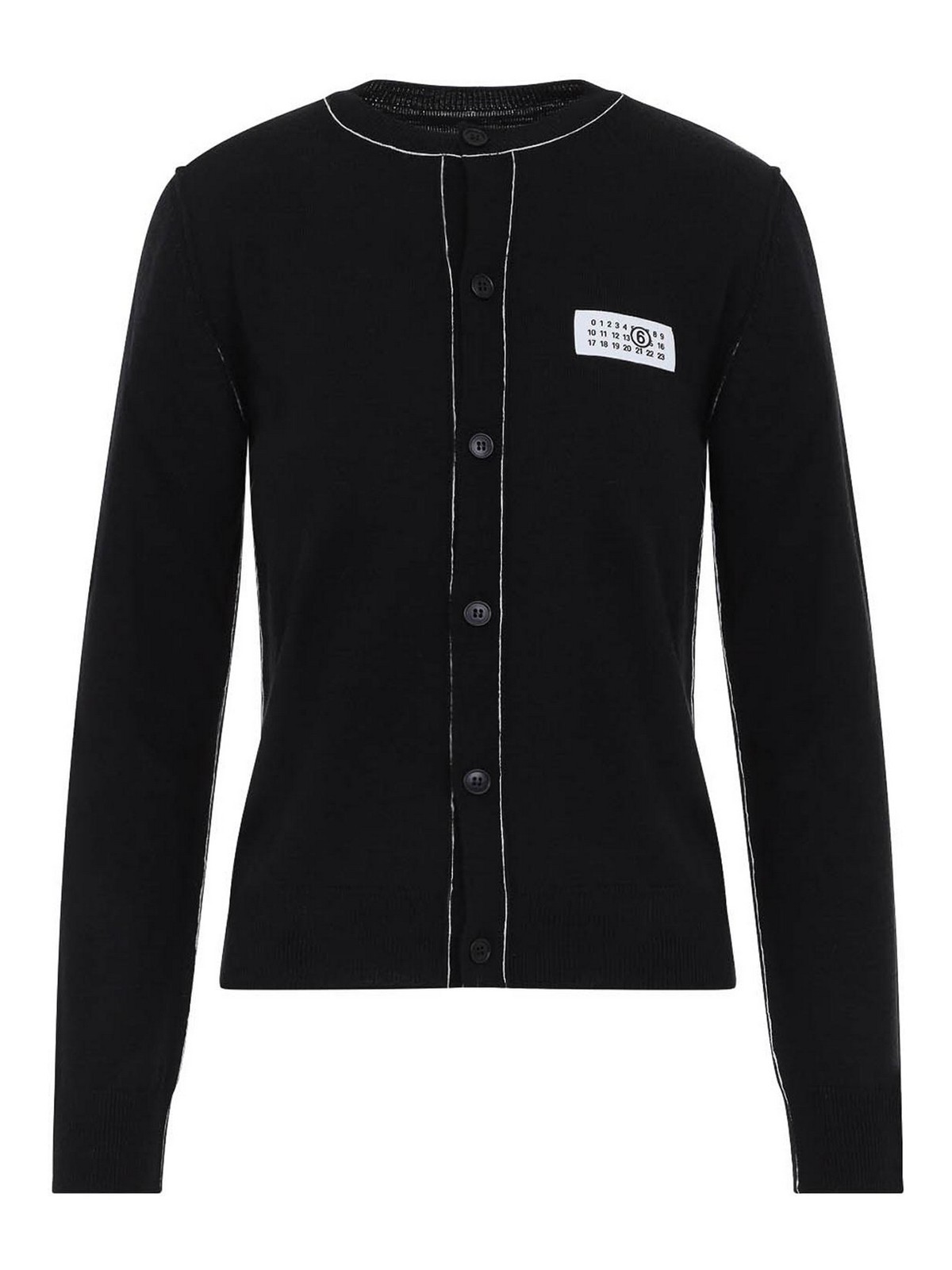 MM6 Maison Margiela Cardigan - Noir