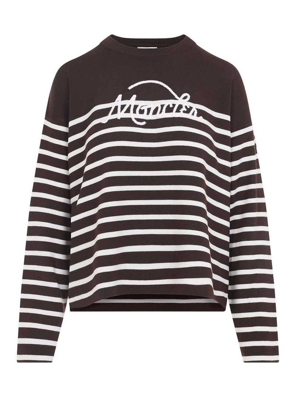 Moncler Pull Col Rond - Beige