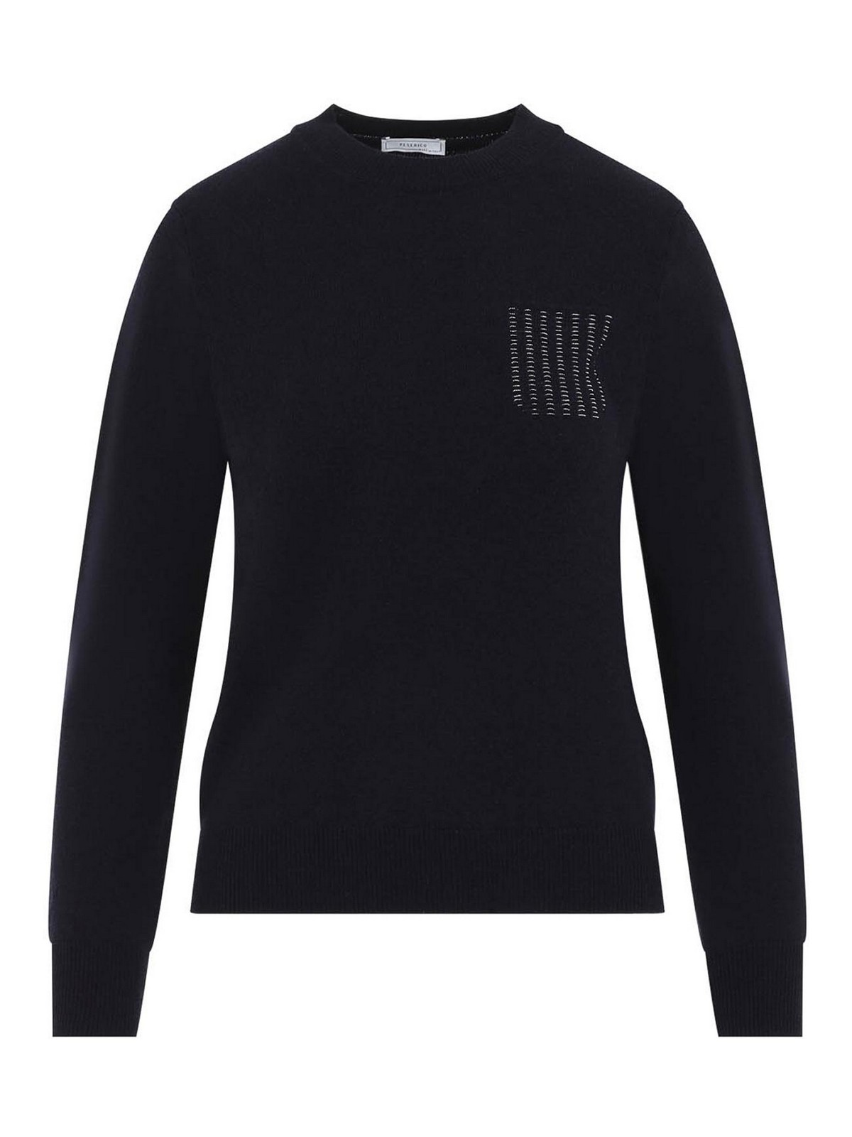 Peserico Pull Col Rond - Bleu