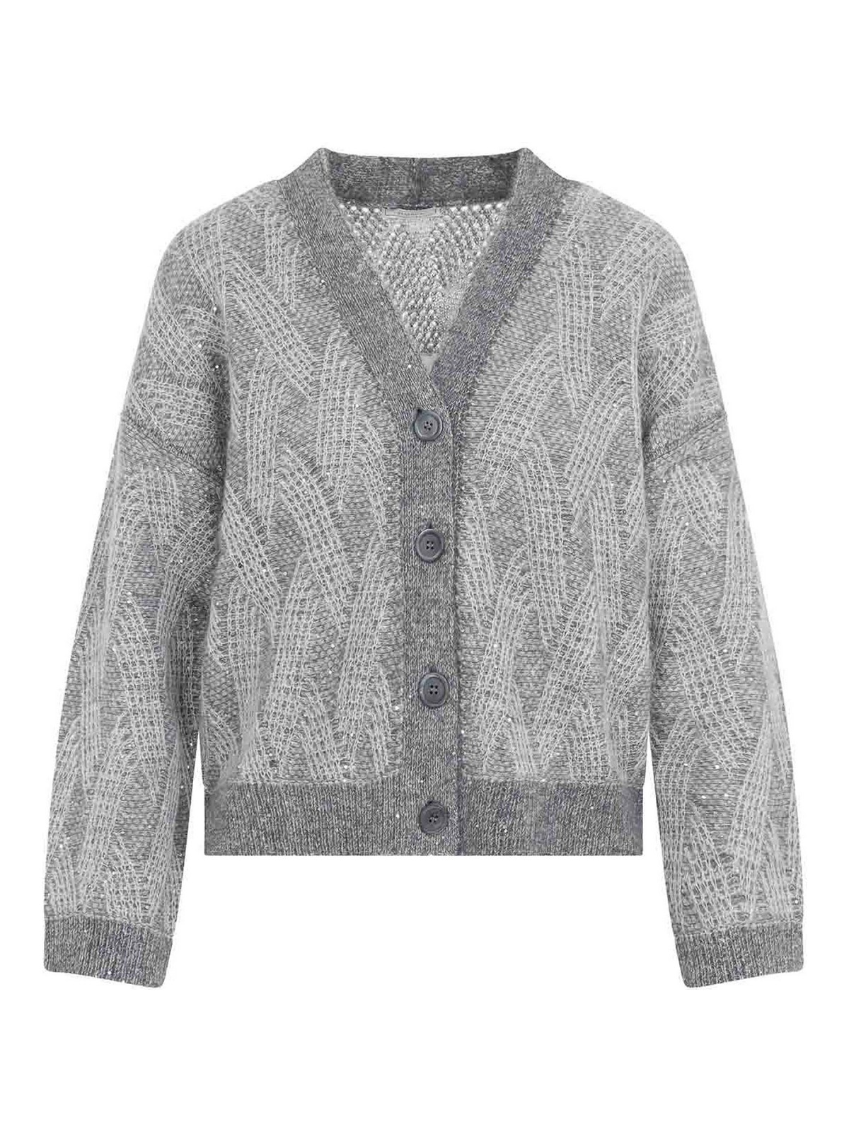 Peserico Cardigan - Gris
