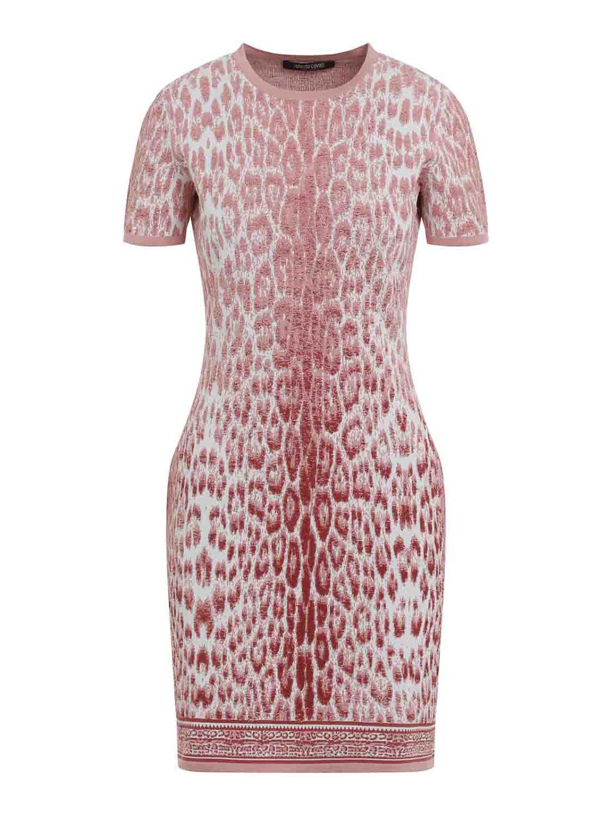 Roberto Cavalli Robe Au Genou - Rose