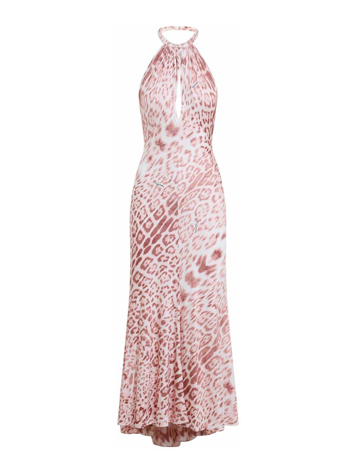 Roberto Cavalli Robe Au Genou - Rose