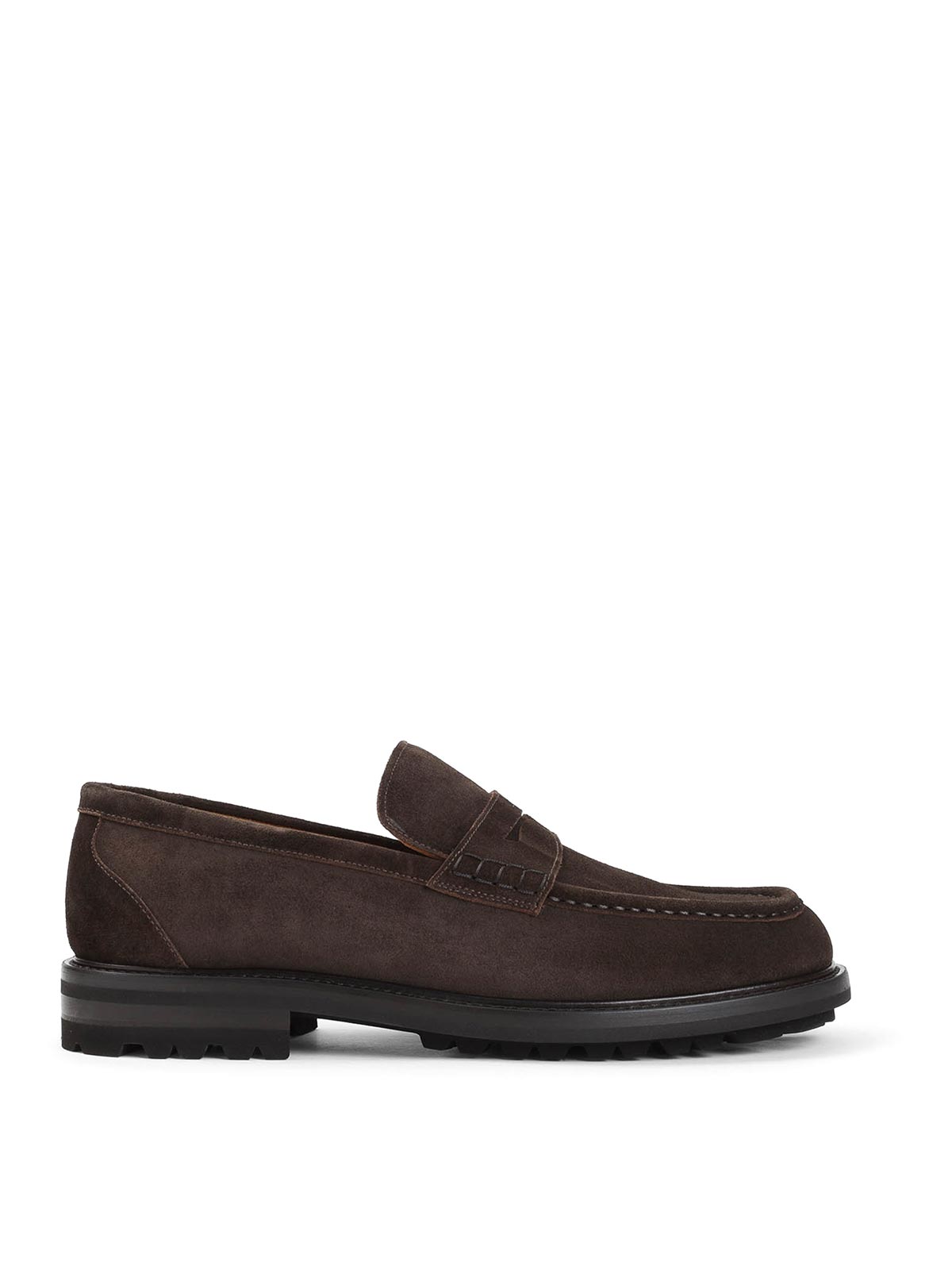 Kiton Mocassins - Marron Foncé