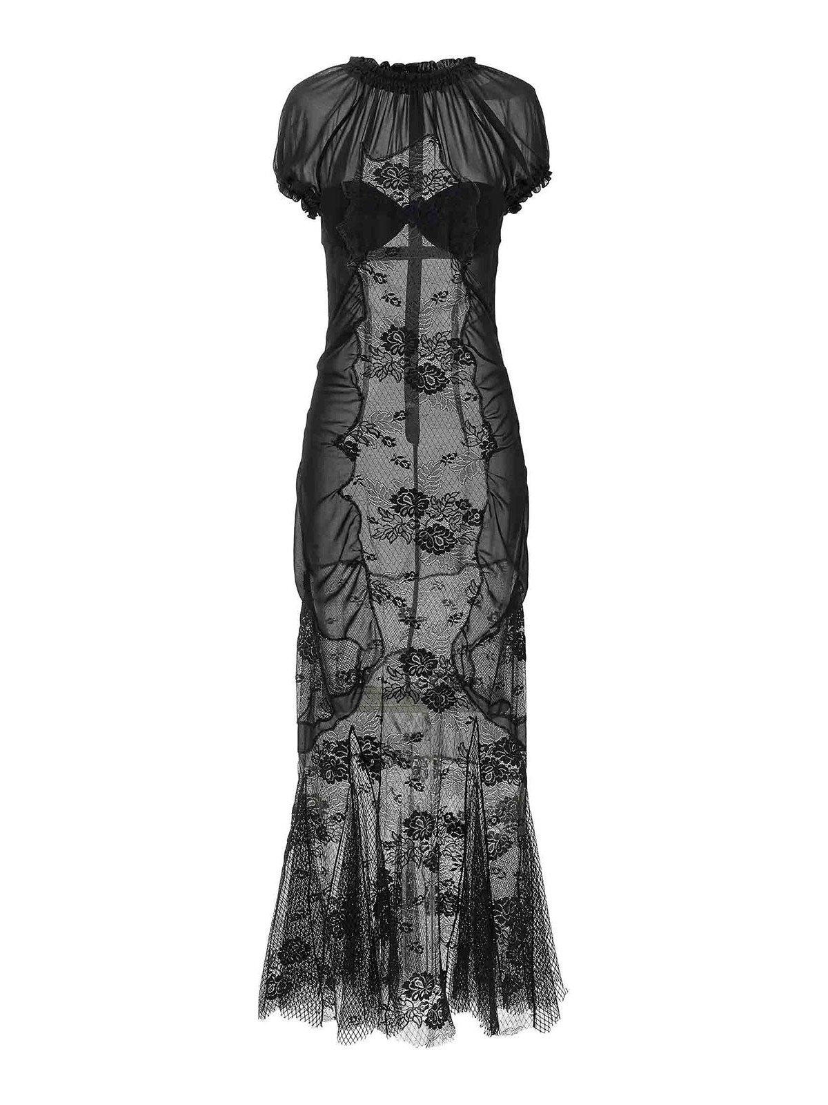 The Attico Robe Au Genou - Noir