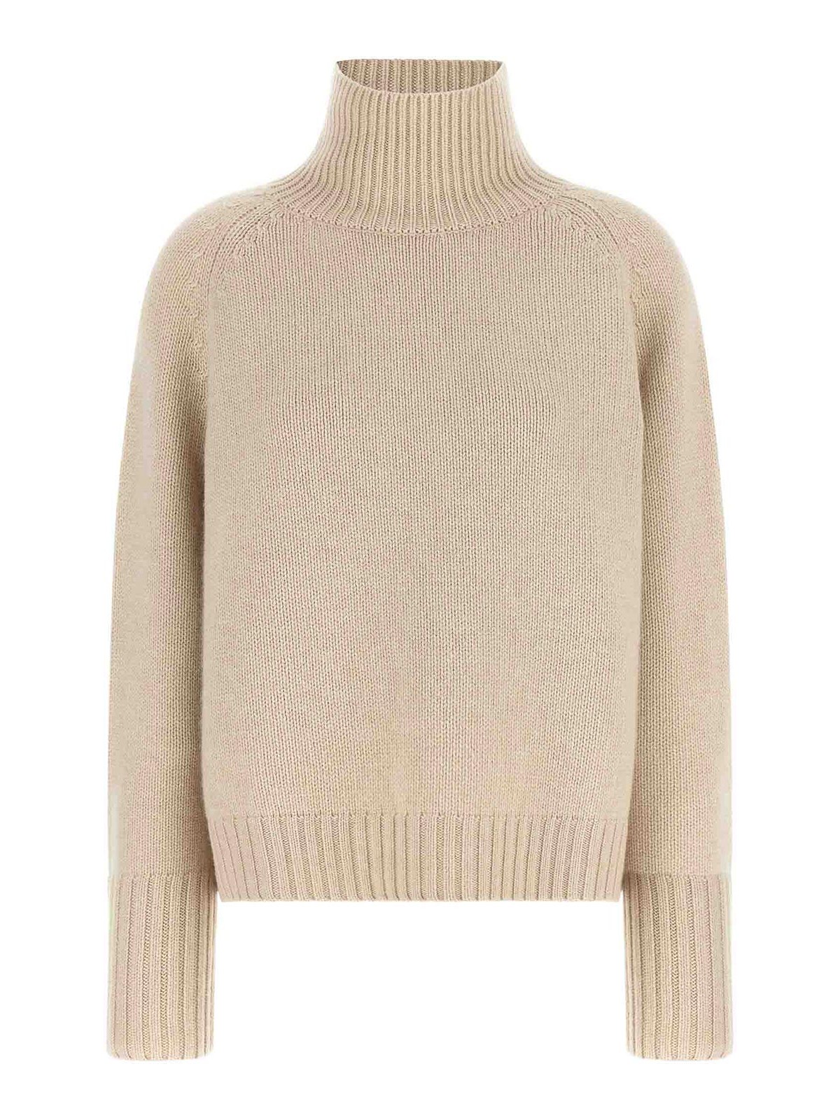 Be You Suéter Con Cuello Alto - Beis