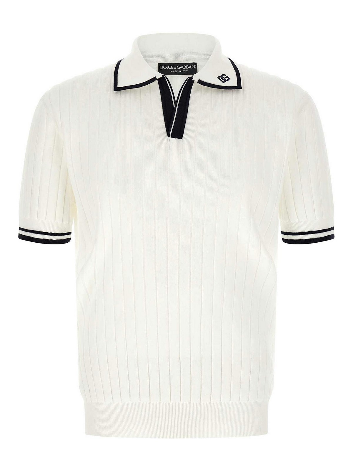 Dolce & Gabbana Polo - Blanc