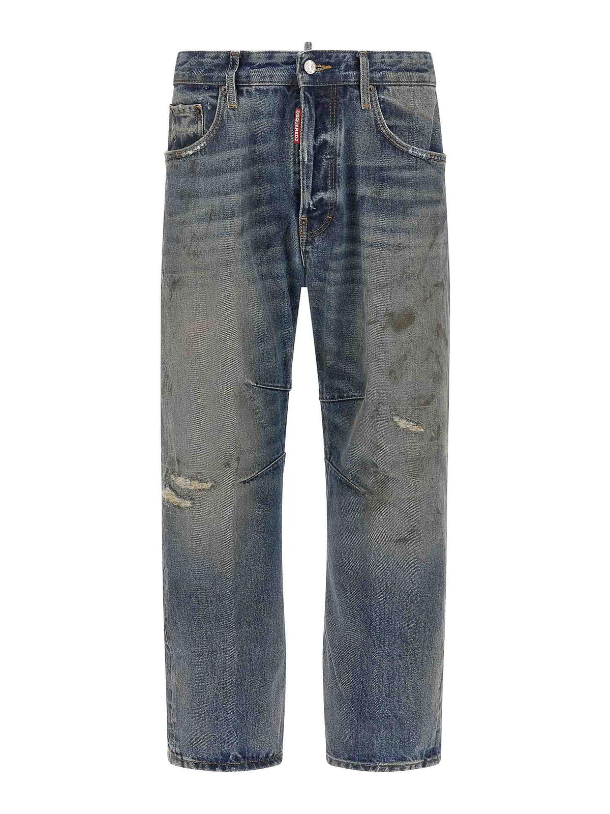 Dsquared2 Jean Droit - Bleu