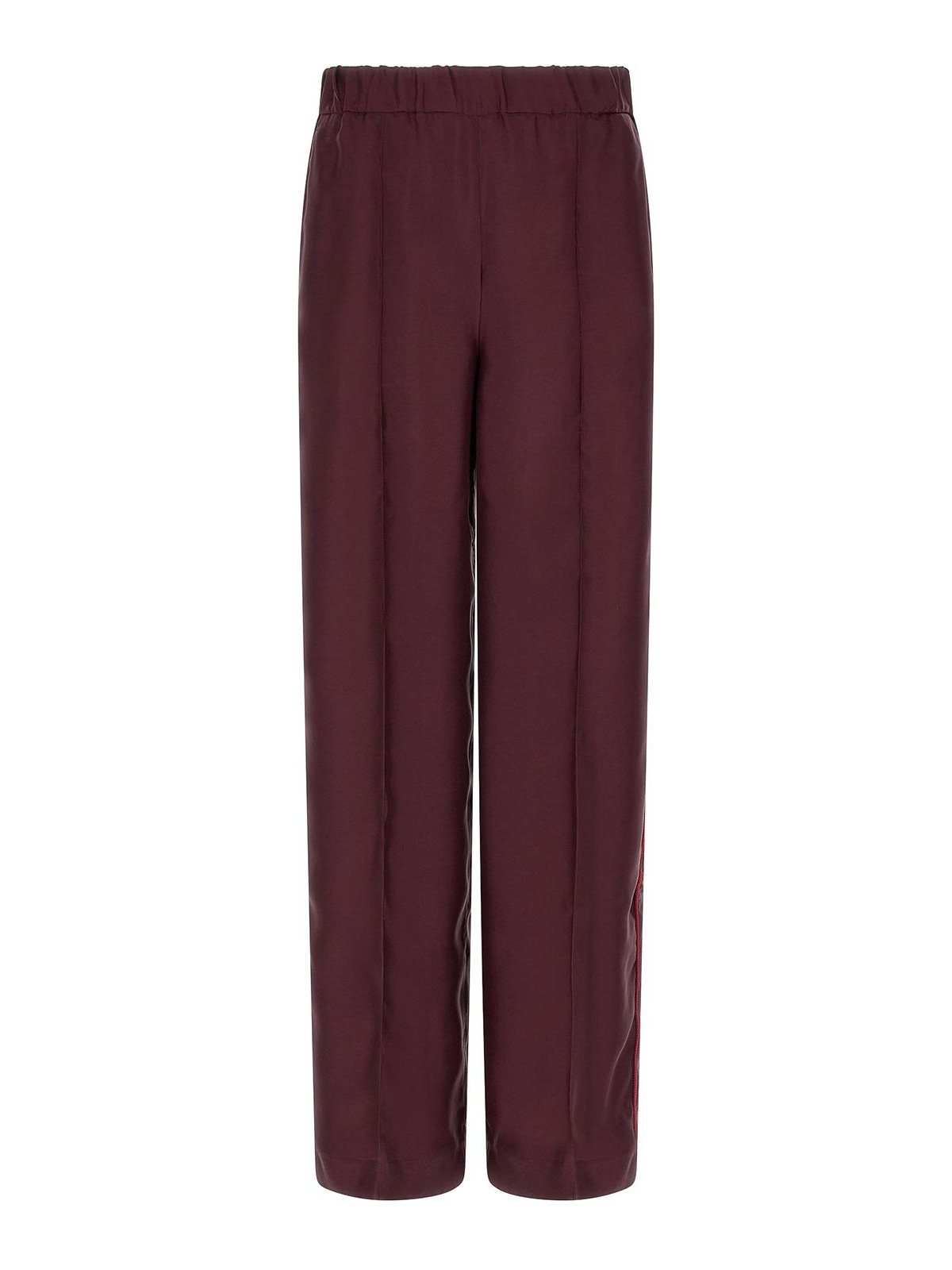 F.r.s For Restless Sleepers Pantalón Casual - Burdeos In Rojo Oscuro