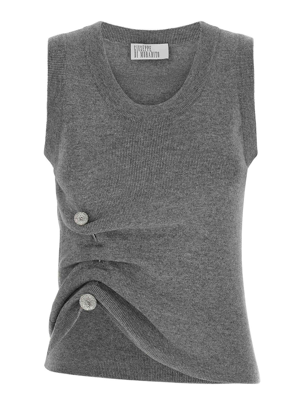 Giuseppe Di Morabito Top - Gris